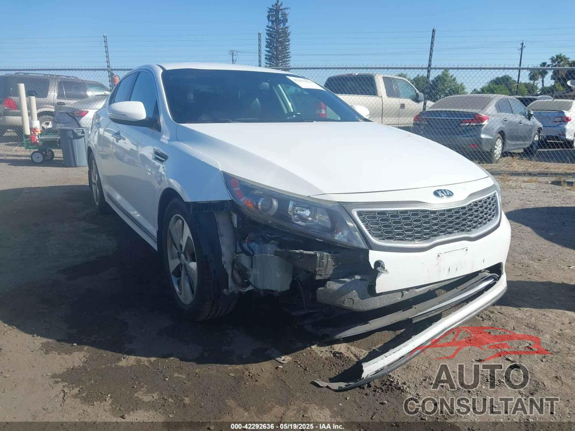 KIA OPTIMA HYBRID 2015 - KNAGN4ADXF5080067