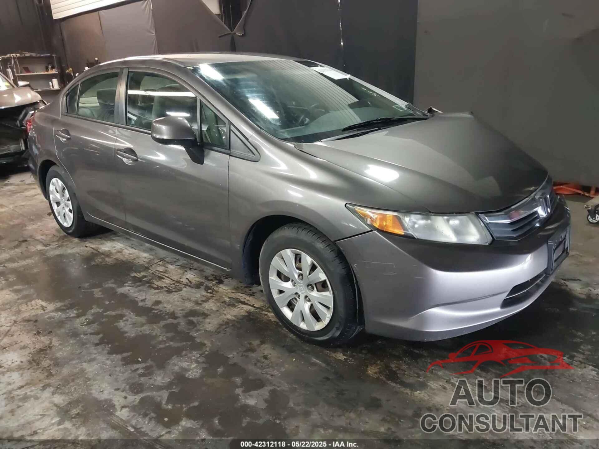 HONDA CIVIC 2012 - 19XFB2F59CE373830