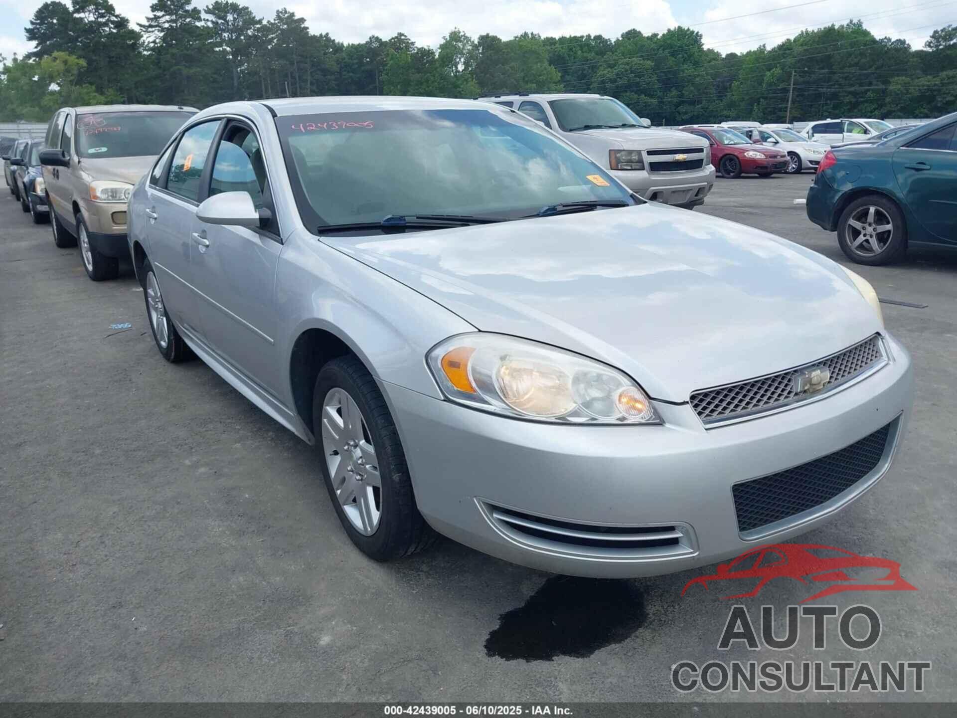 CHEVROLET IMPALA 2013 - 2G1WG5E32D1138907