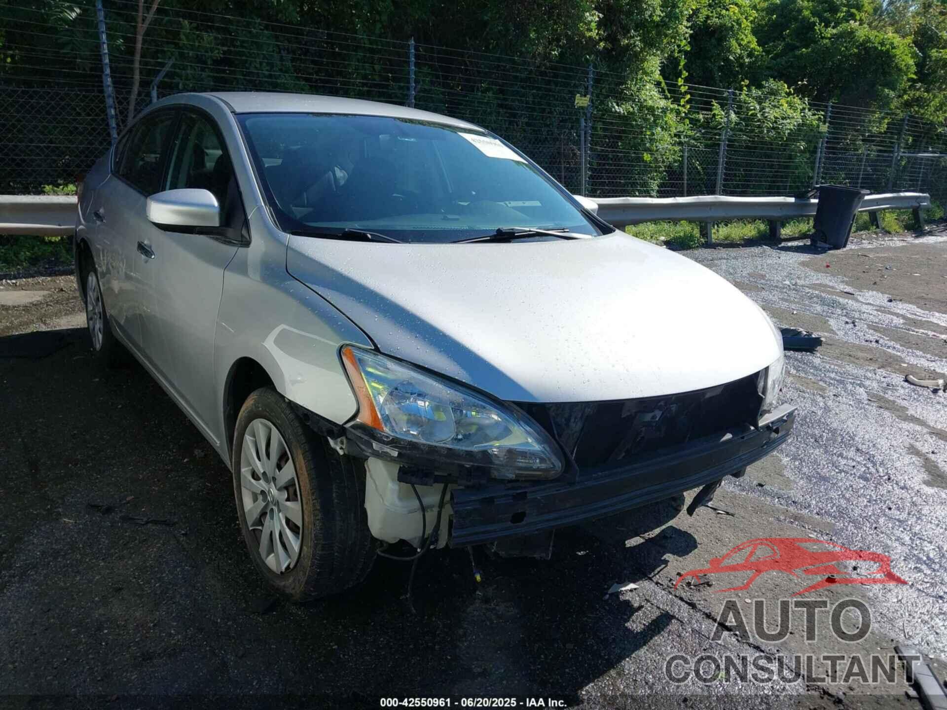 NISSAN SENTRA 2014 - 3N1AB7AP5EY252023