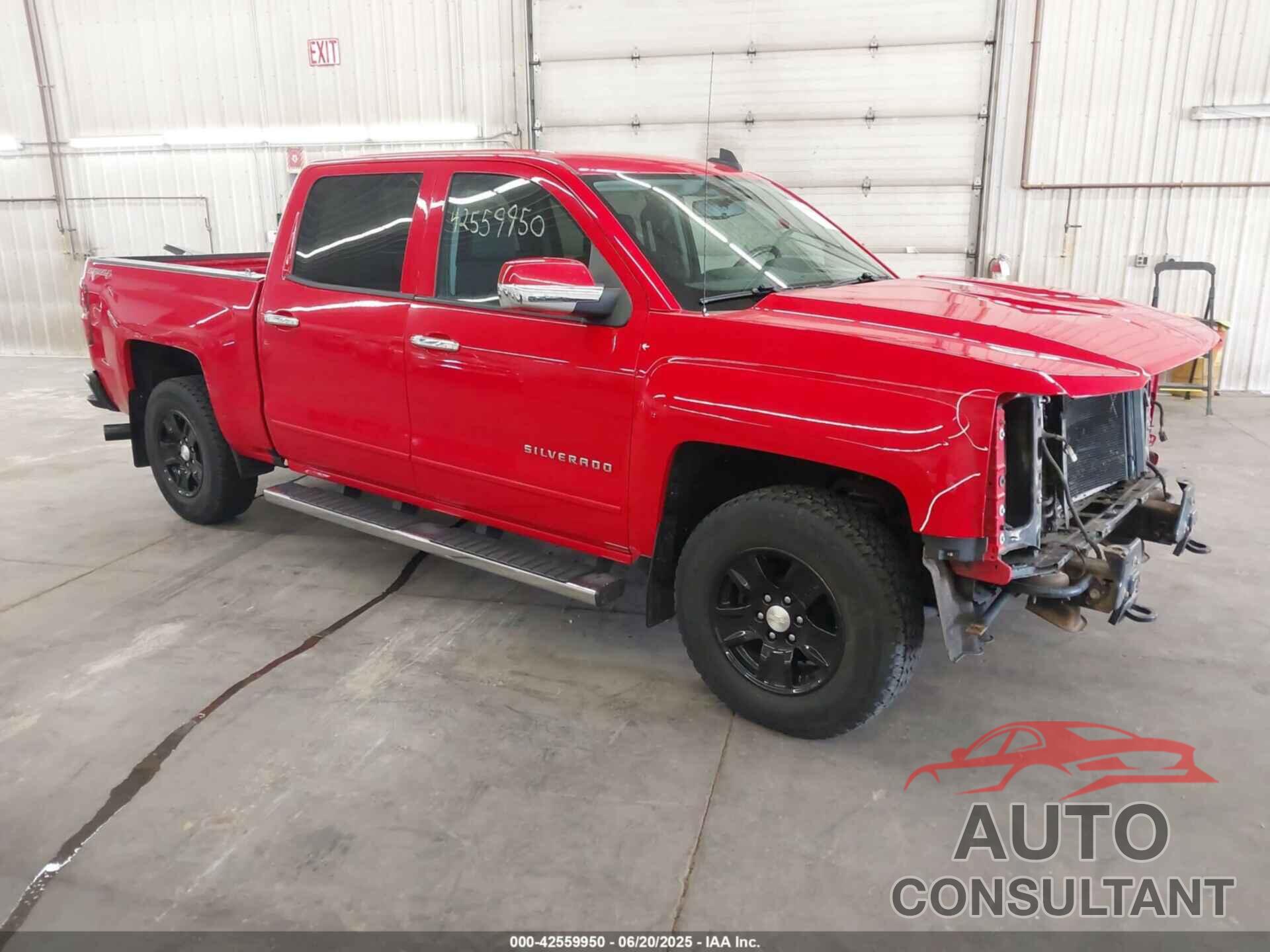 CHEVROLET SILVERADO 1500 2017 - 3GCUKREC8HG193752