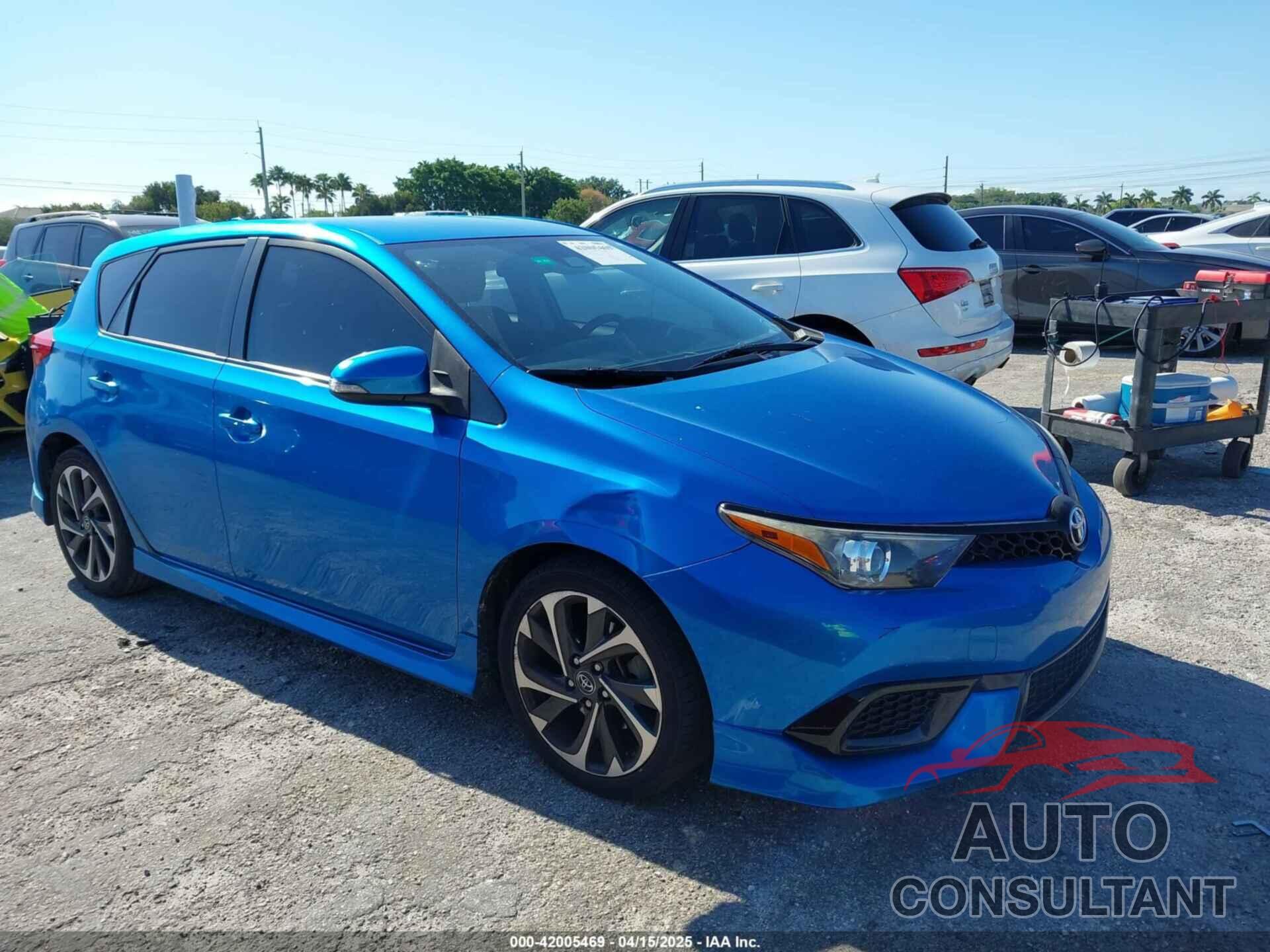 TOYOTA COROLLA IM 2018 - JTNKARJE1JJ564798