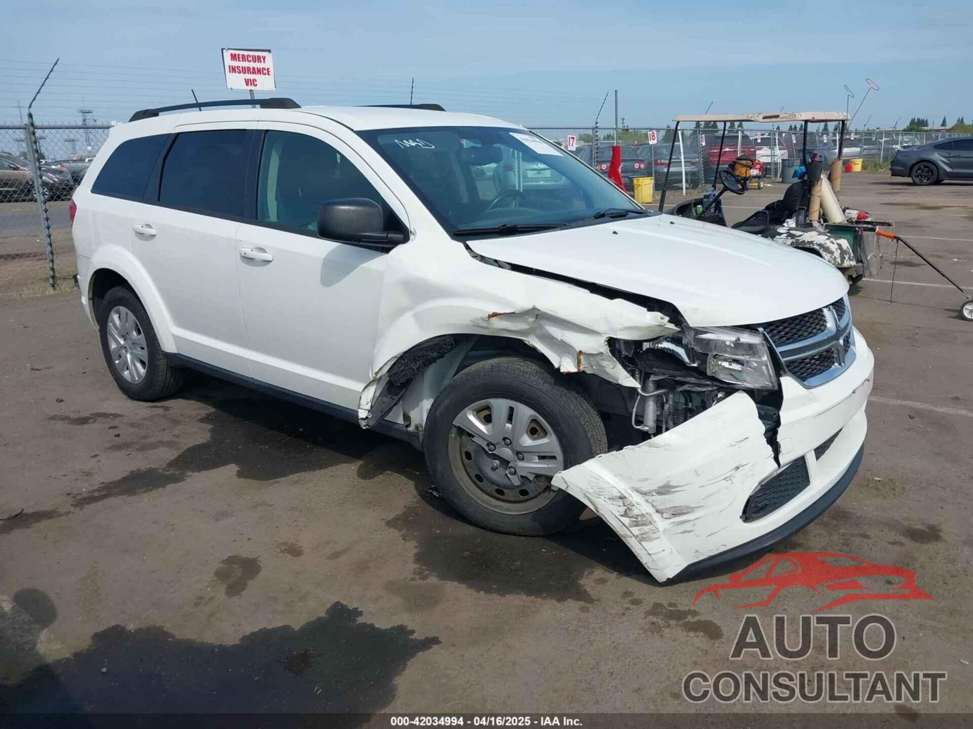 DODGE JOURNEY 2016 - 3C4PDCAB5GT212474