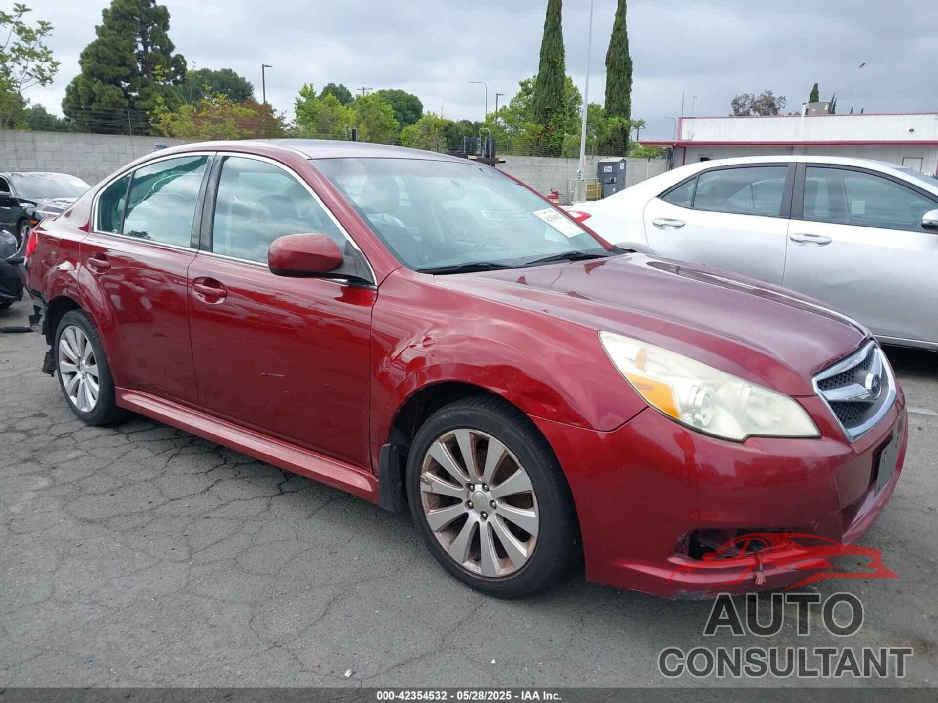 SUBARU LEGACY 2010 - 4S3BMBK63A3242081