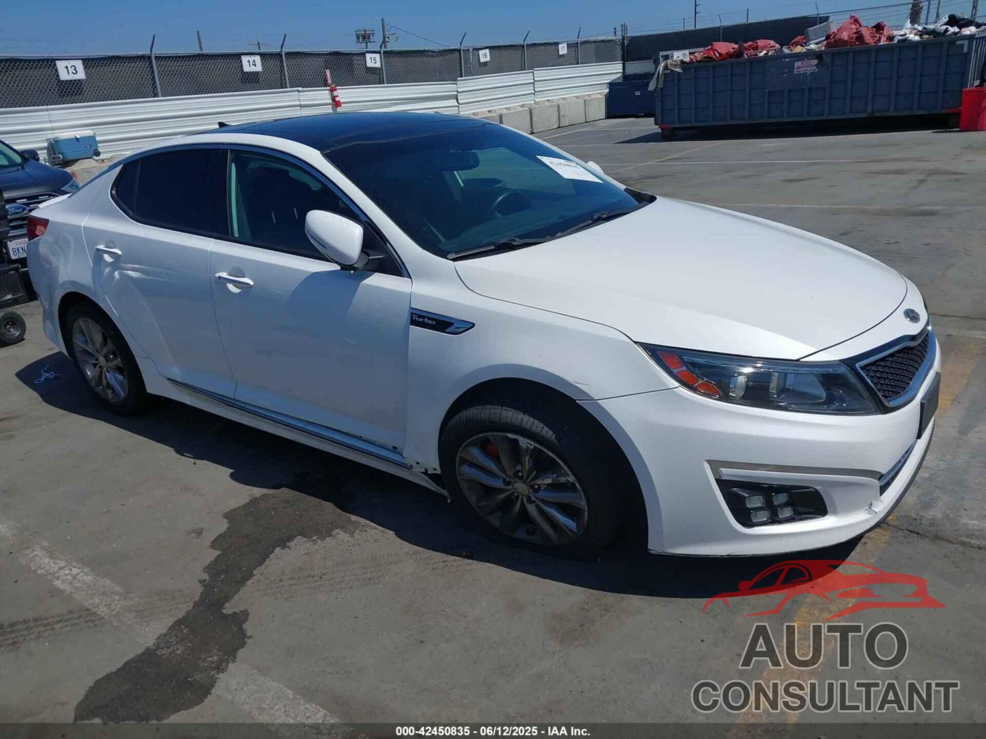KIA OPTIMA 2014 - 5XXGR4A65EG342645