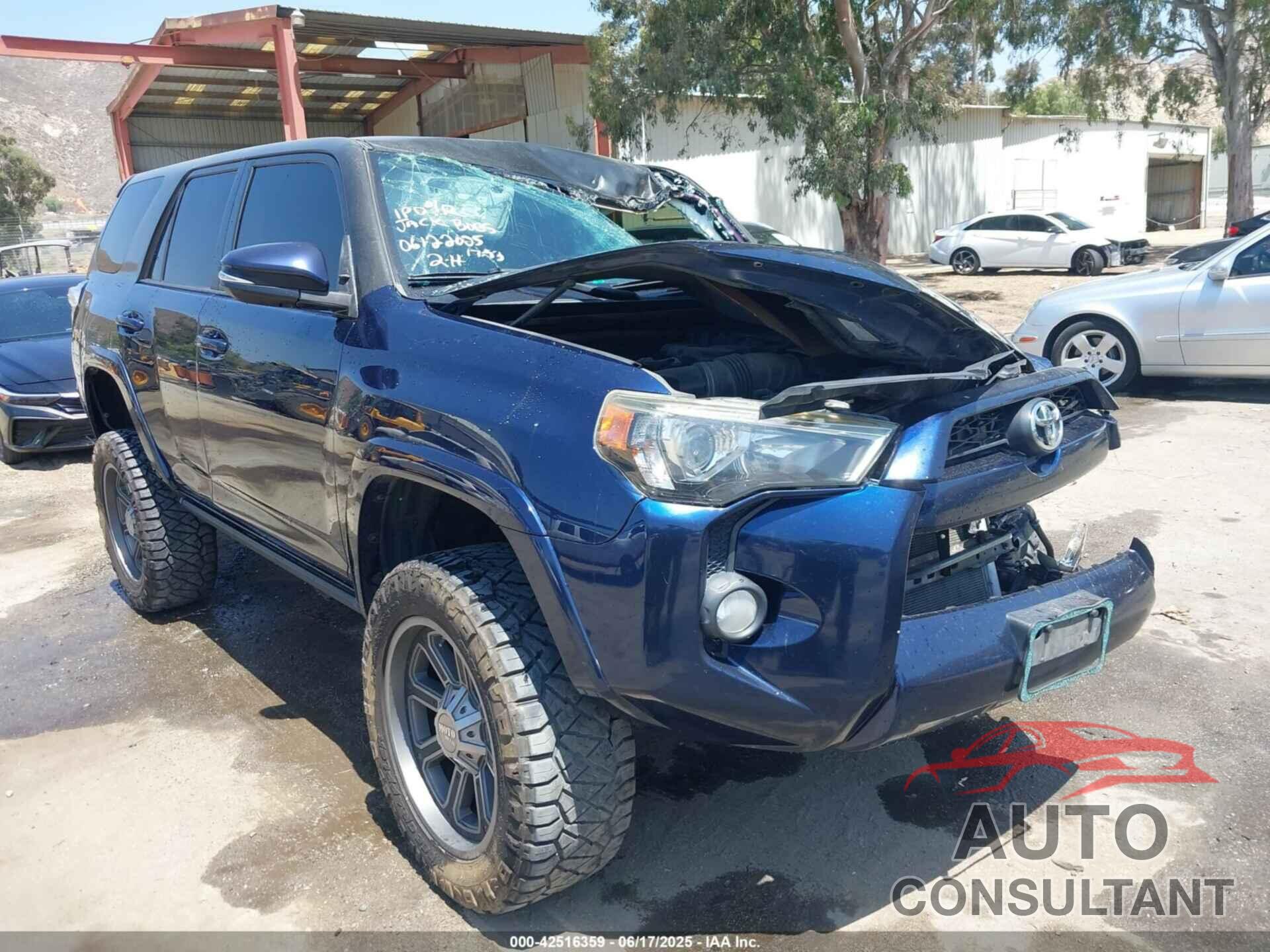 TOYOTA 4RUNNER 2018 - JTEZU5JR9J5172517