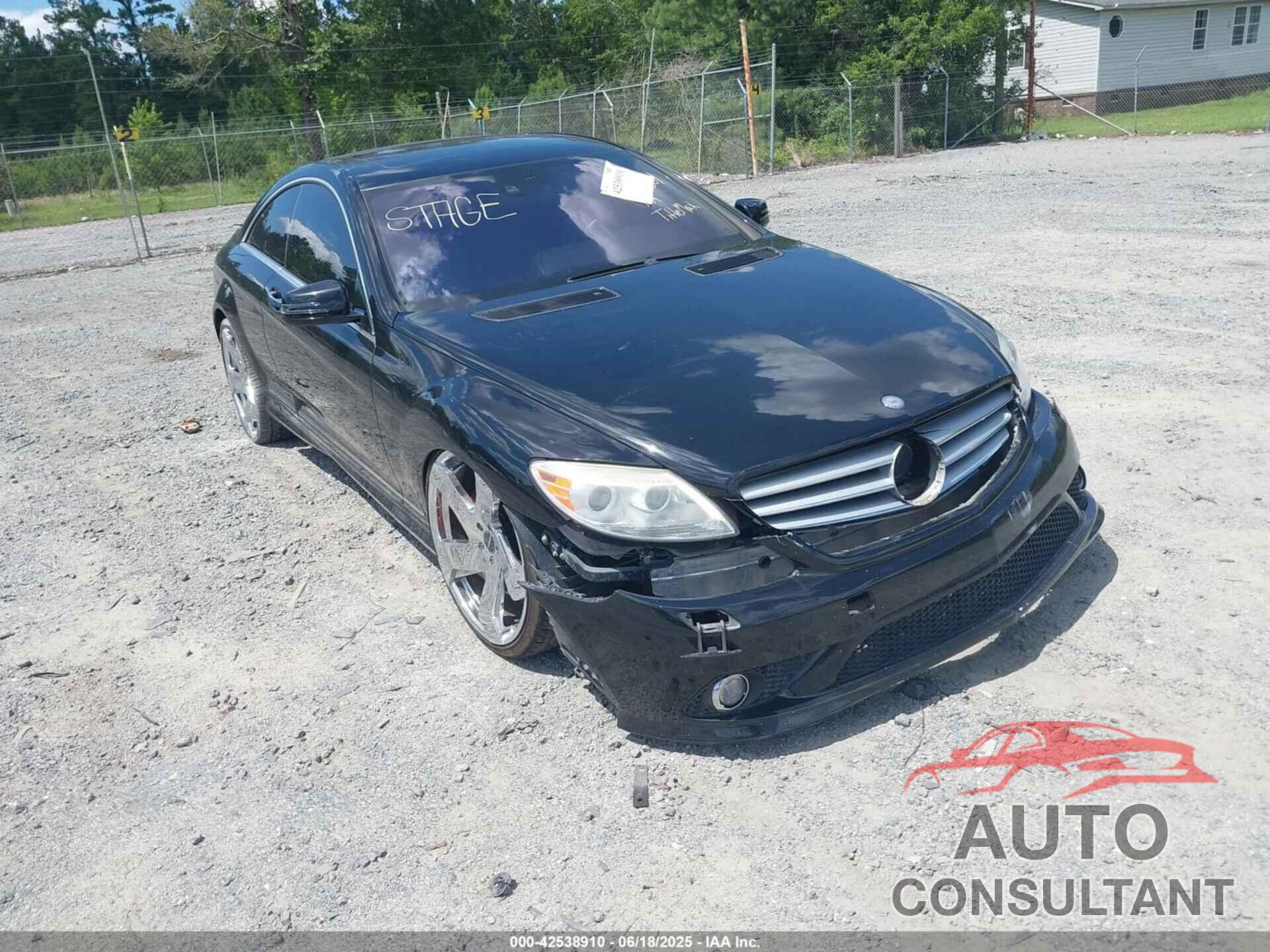 MERCEDES-BENZ CL 550 2010 - WDDEJ8GB3AA025601