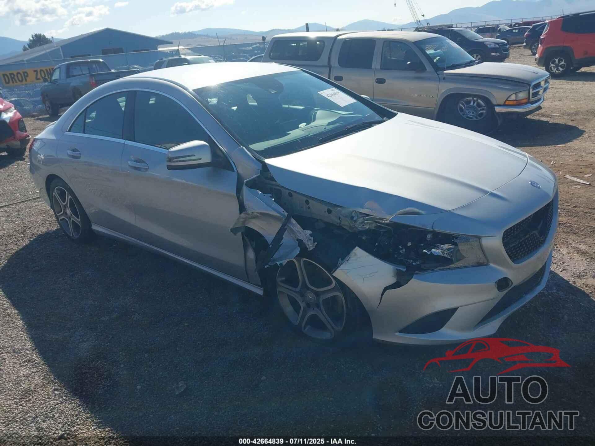 MERCEDES-BENZ CLA 250 2014 - WDDSJ4EB1EN061817