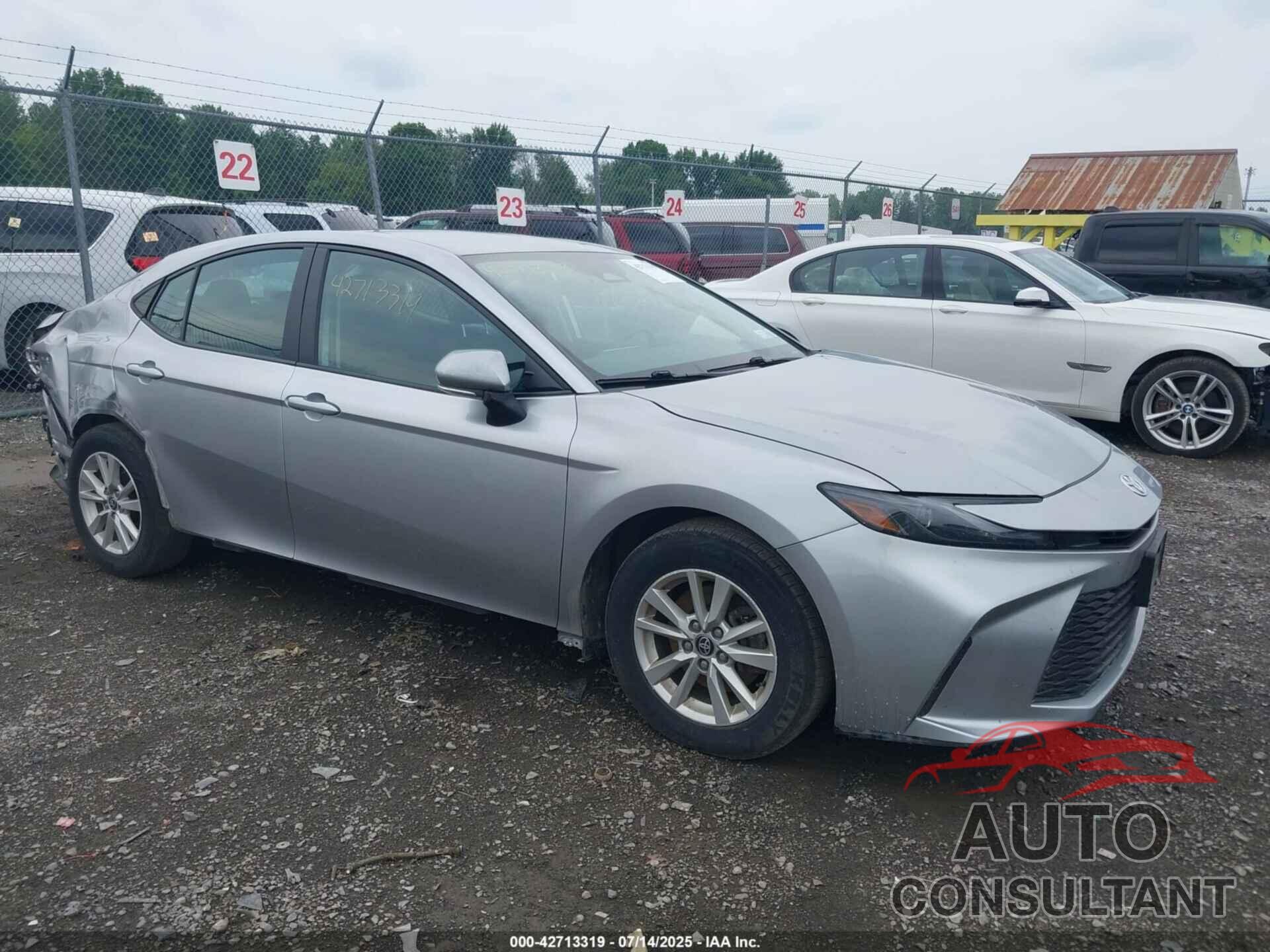 TOYOTA CAMRY 2025 - 4T1DBADK3SU507852
