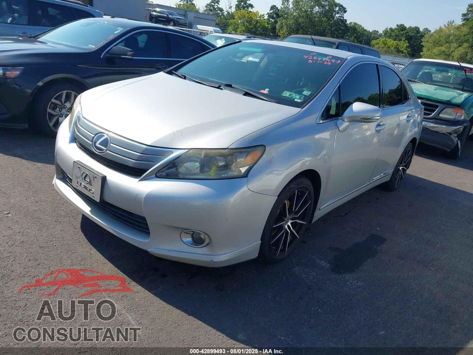 LEXUS HS 250H 2010 - JTHBB1BA2A2033245