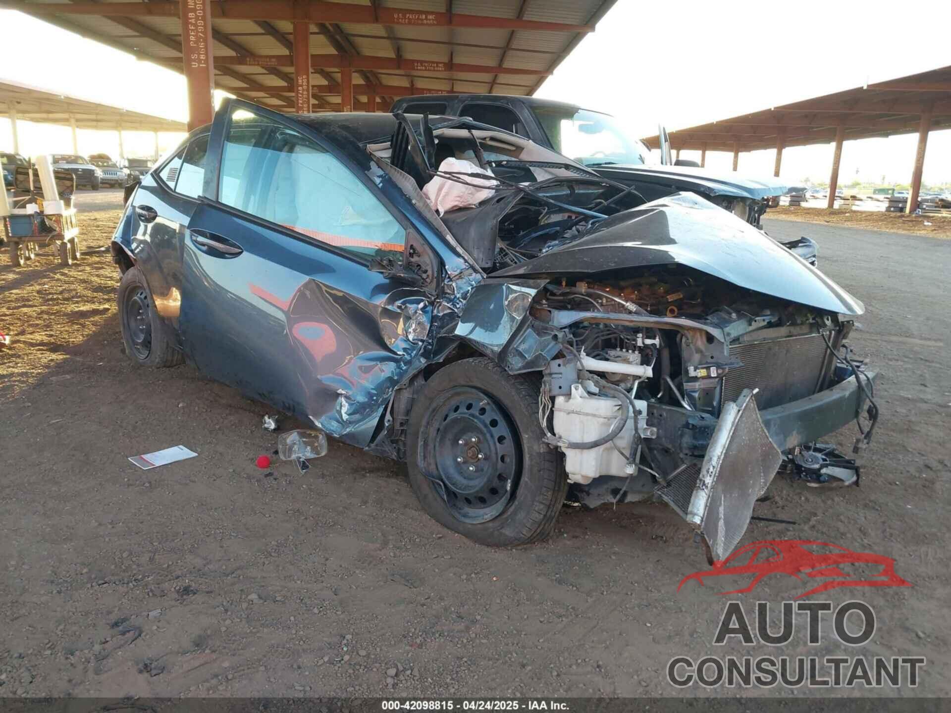 TOYOTA COROLLA 2017 - 2T1BURHE4HC962529