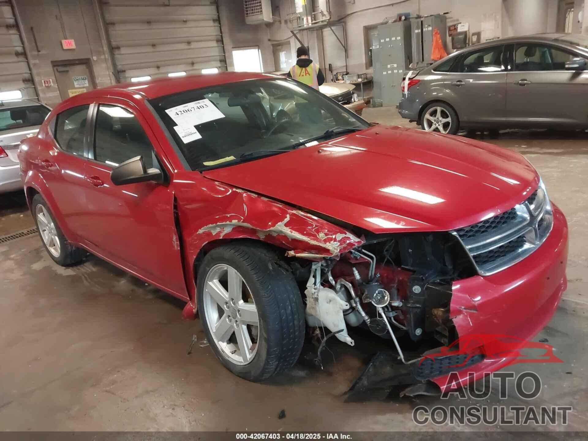 DODGE AVENGER 2013 - 1C3CDZAB0DN518466