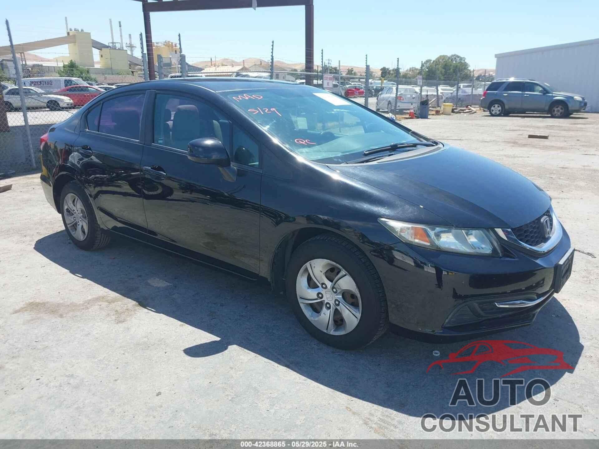 HONDA CIVIC 2013 - 19XFB2F5XDE275519