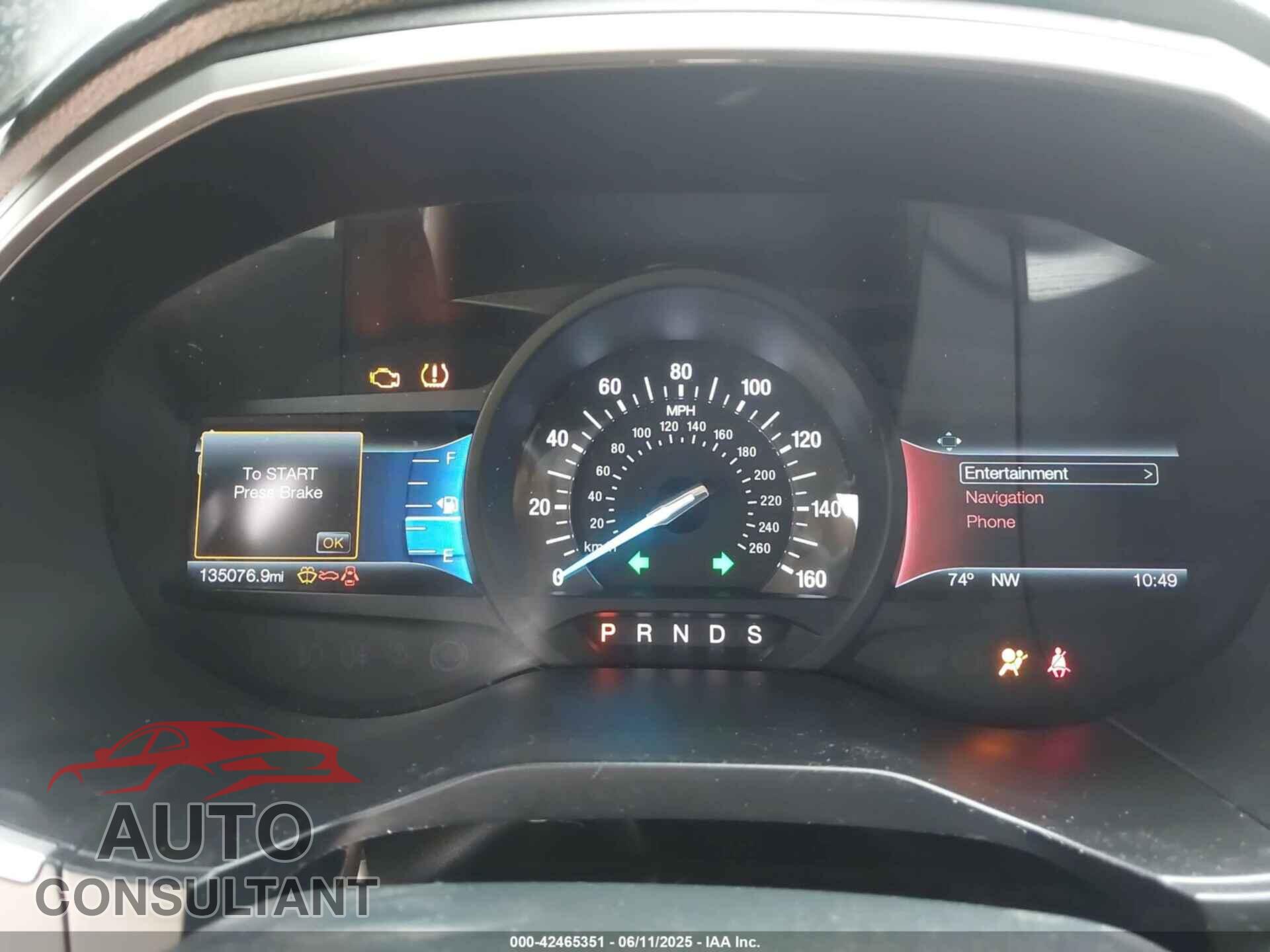 FORD EDGE 2015 - 2FMTK3J93FBB74332