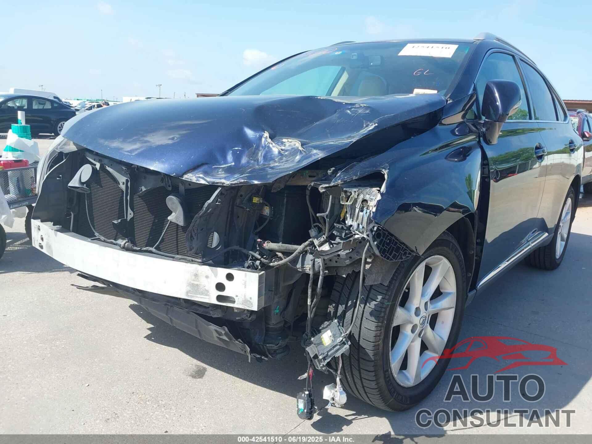LEXUS RX 350 2010 - 2T2ZK1BA0AC011354