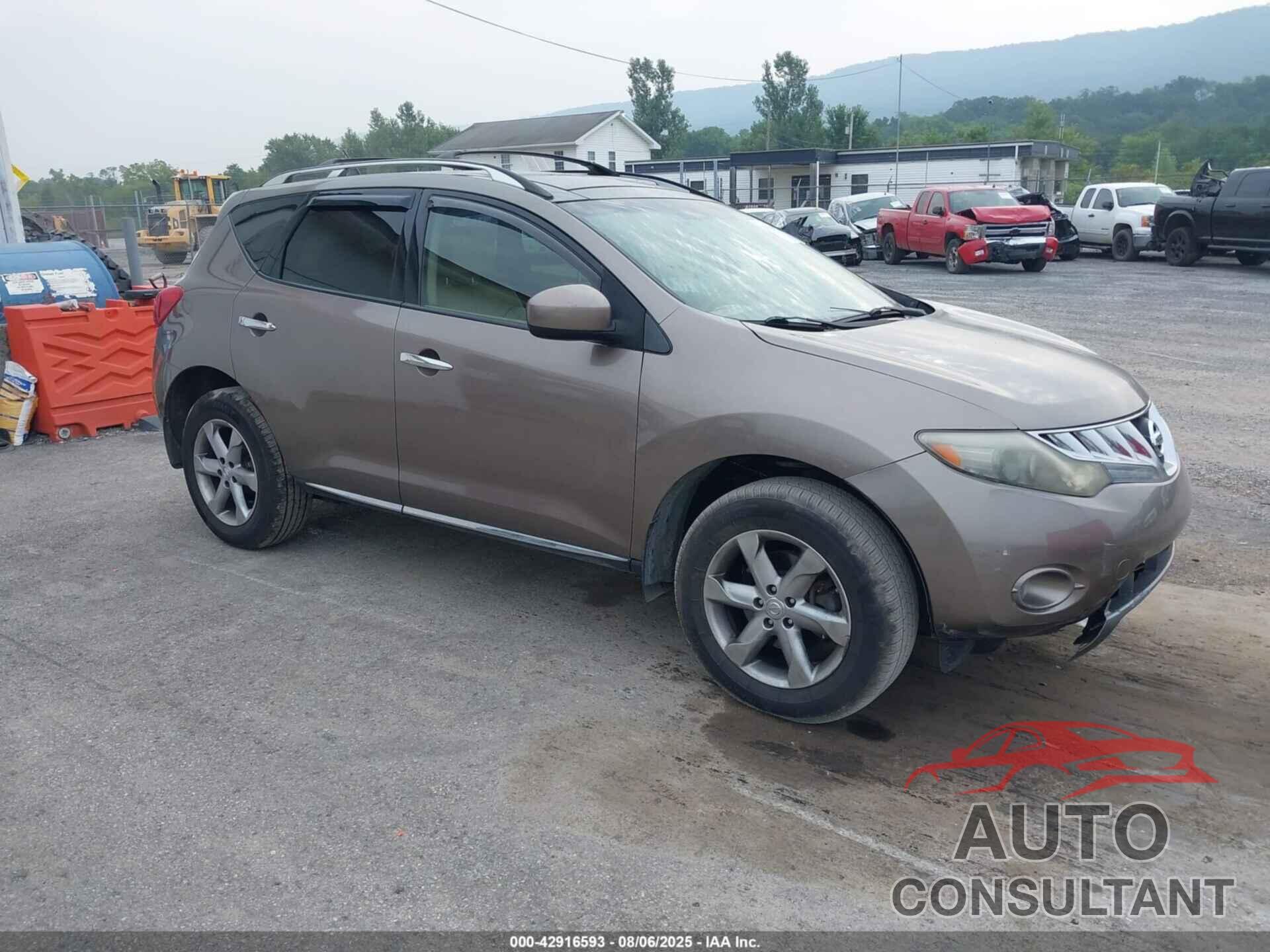 NISSAN MURANO 2009 - JN8AZ18W19W212039