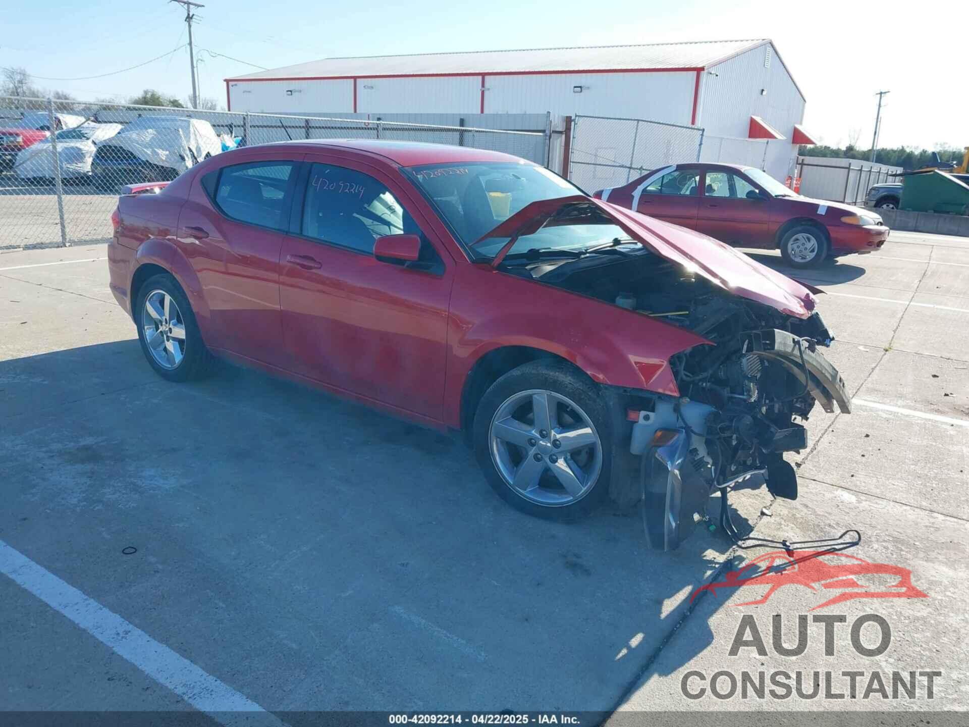 DODGE AVENGER 2013 - 1C3CDZCBXDN541038