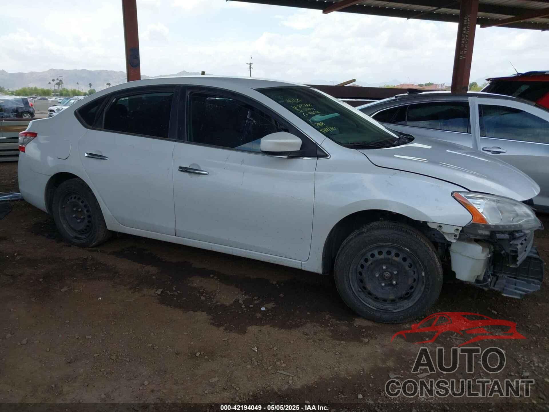 NISSAN SENTRA 2015 - 3N1AB7APXFY297668