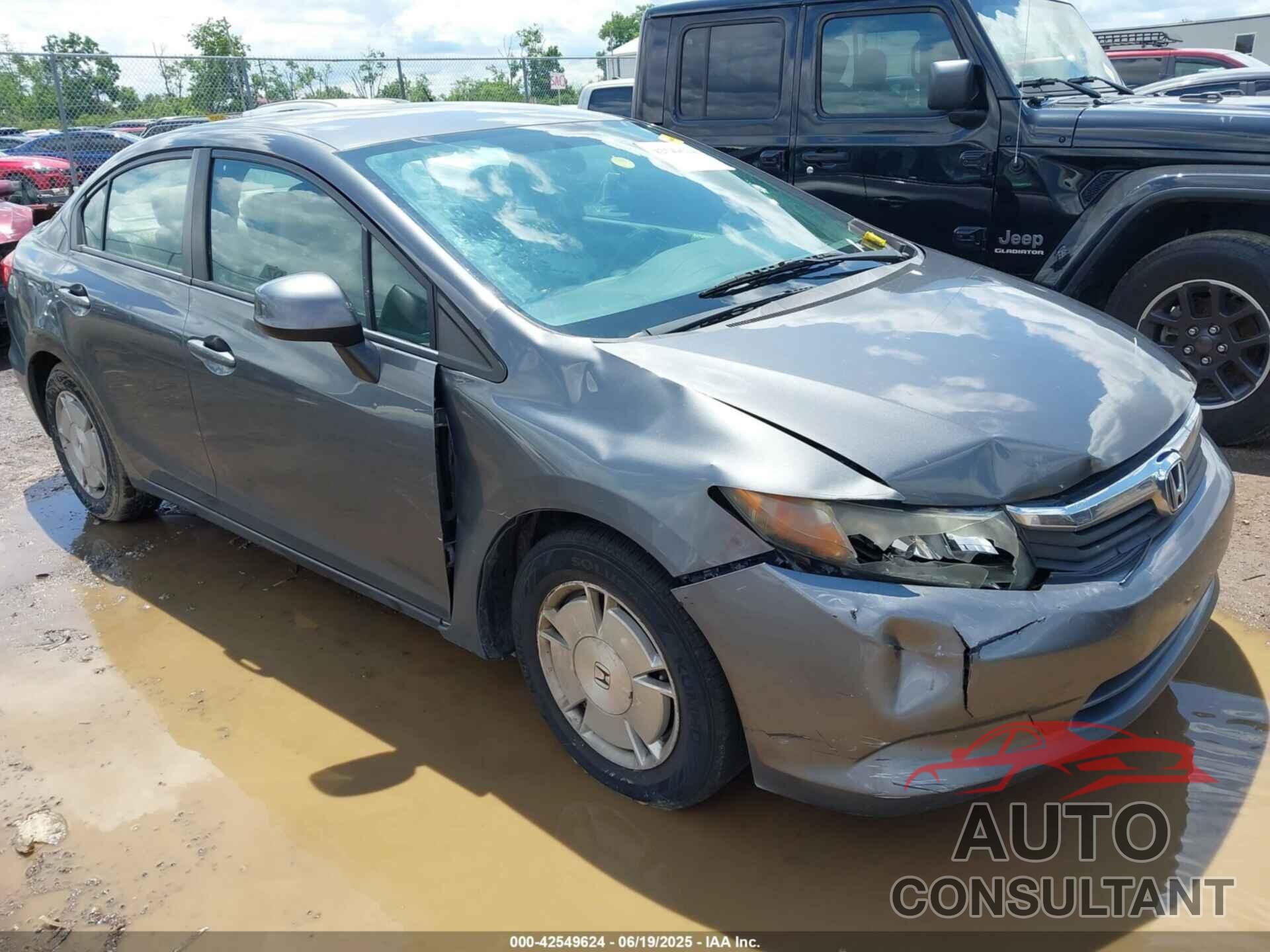 HONDA CIVIC 2012 - 2HGFB2F62CH553990