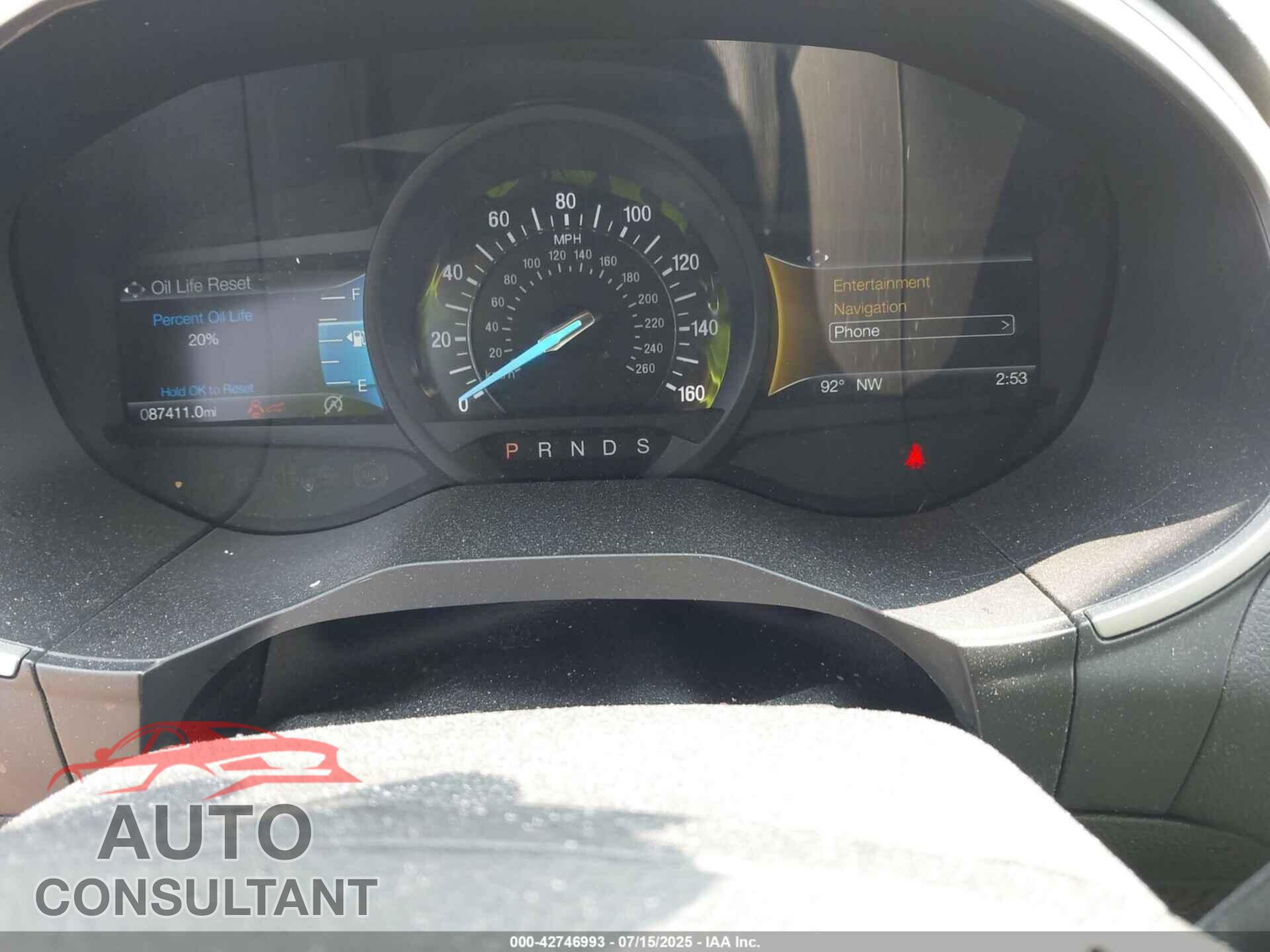 FORD EDGE 2020 - 2FMPK3J93LBB66583