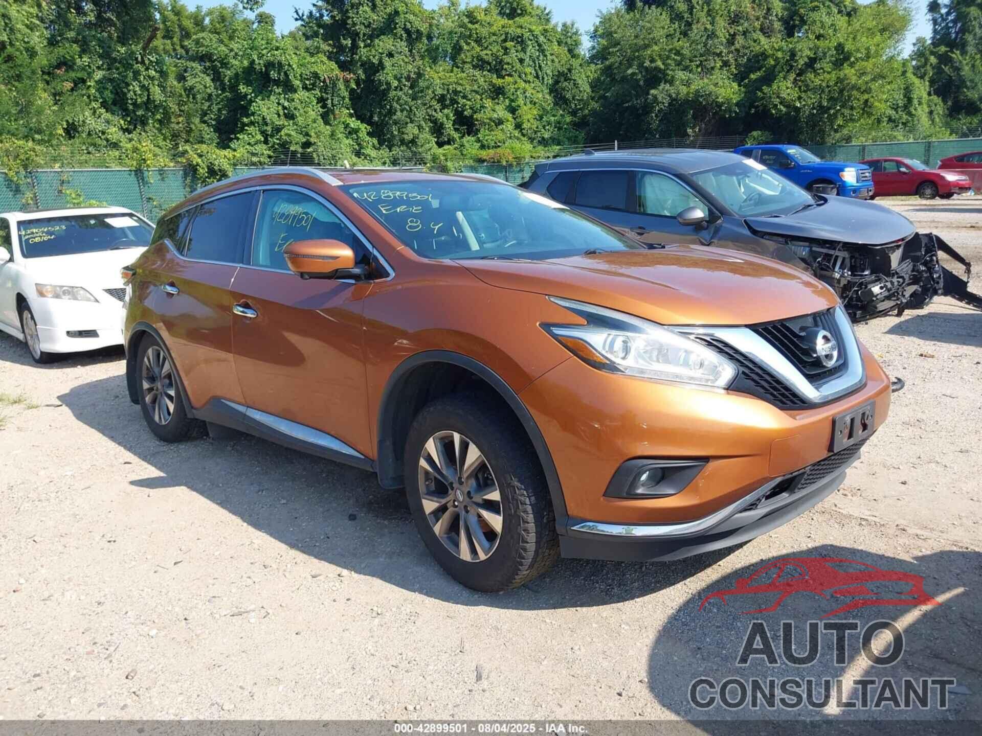 NISSAN MURANO 2015 - 5N1AZ2MH0FN287384