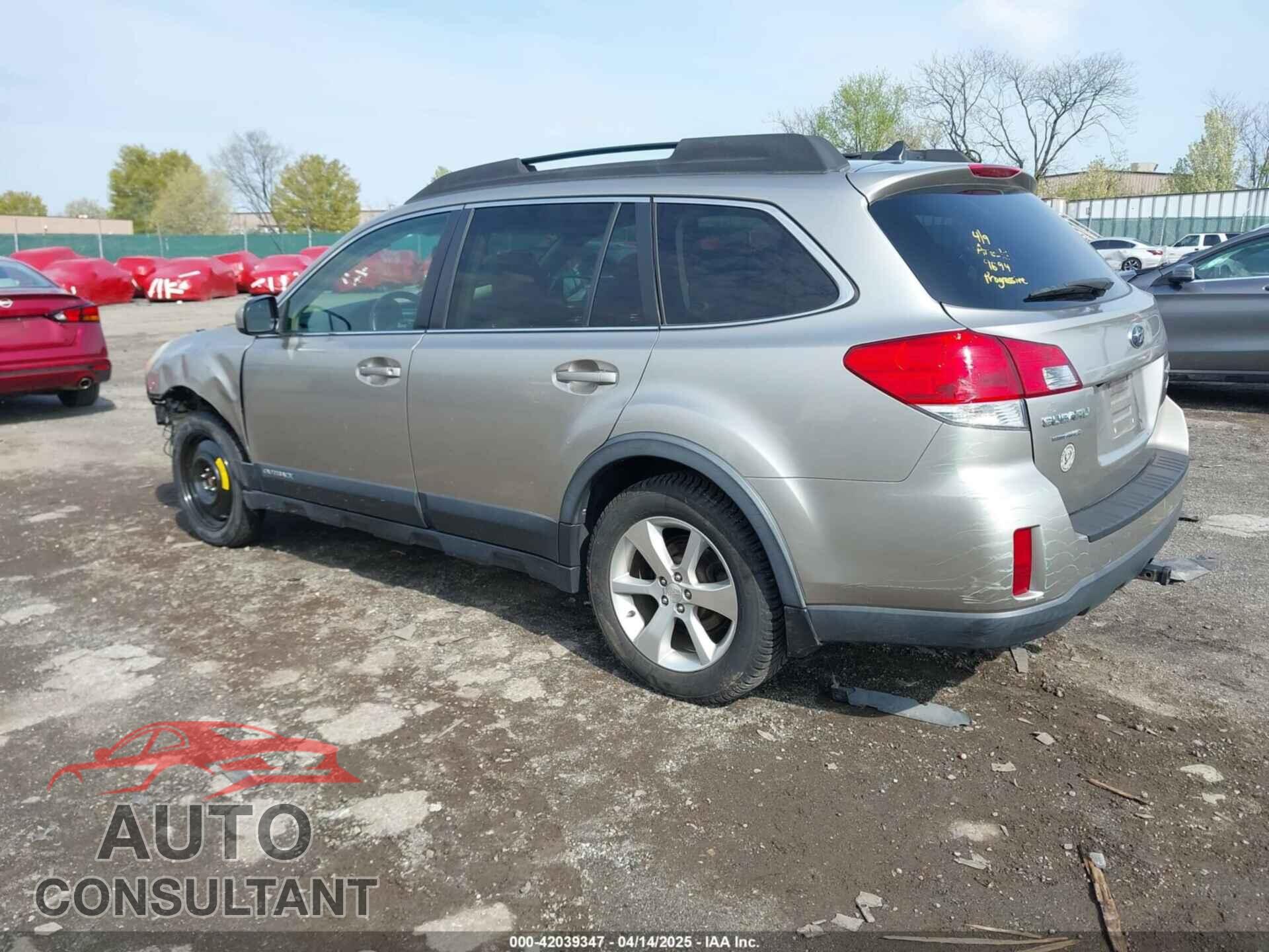 SUBARU OUTBACK 2014 - 4S4BRBLC2E3320678