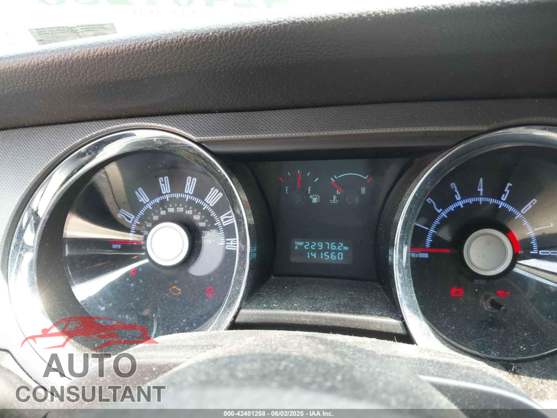 FORD MUSTANG 2010 - 1ZVBP8CH6A5132010
