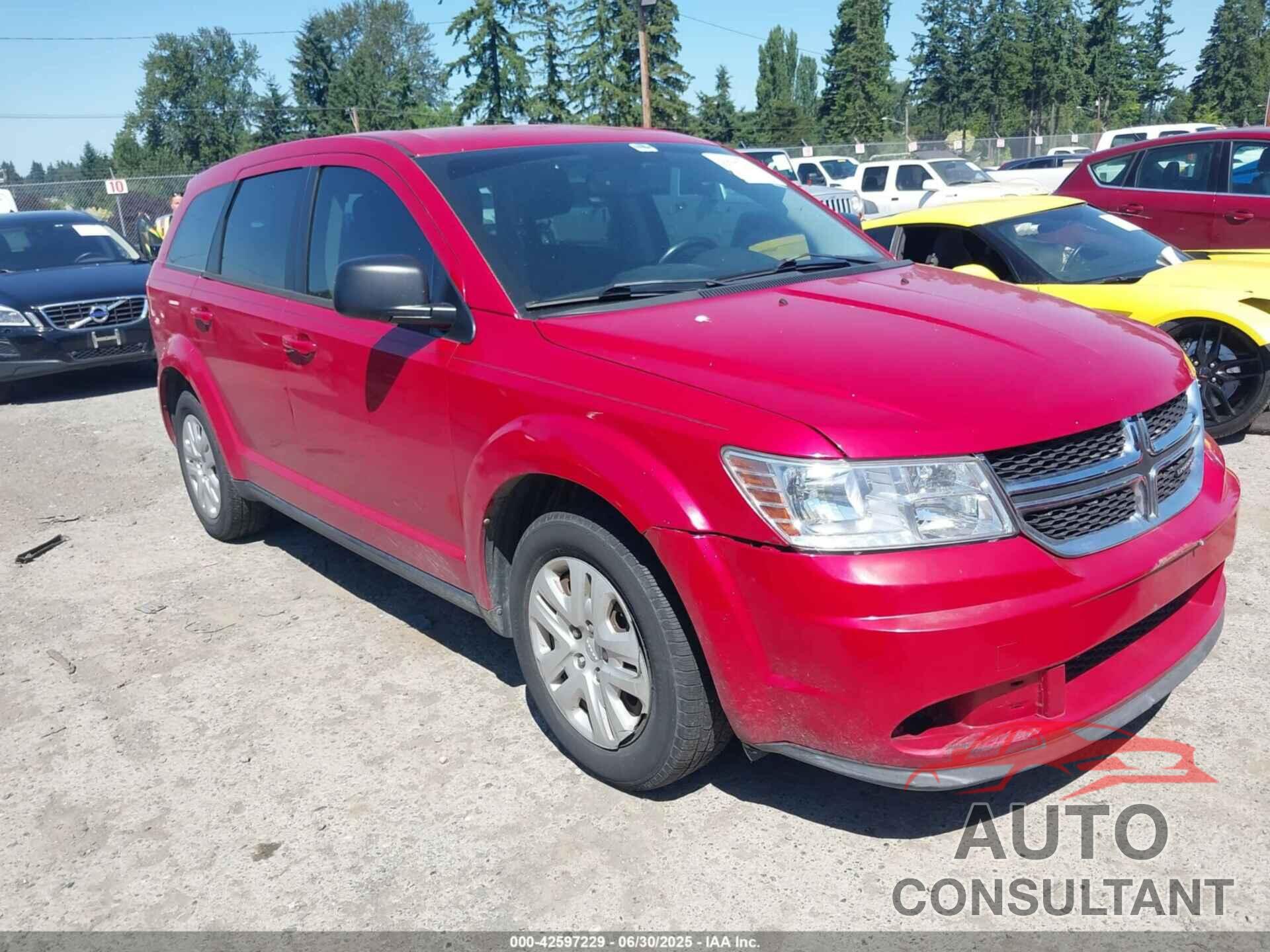 DODGE JOURNEY 2014 - 3C4PDCAB9ET310677