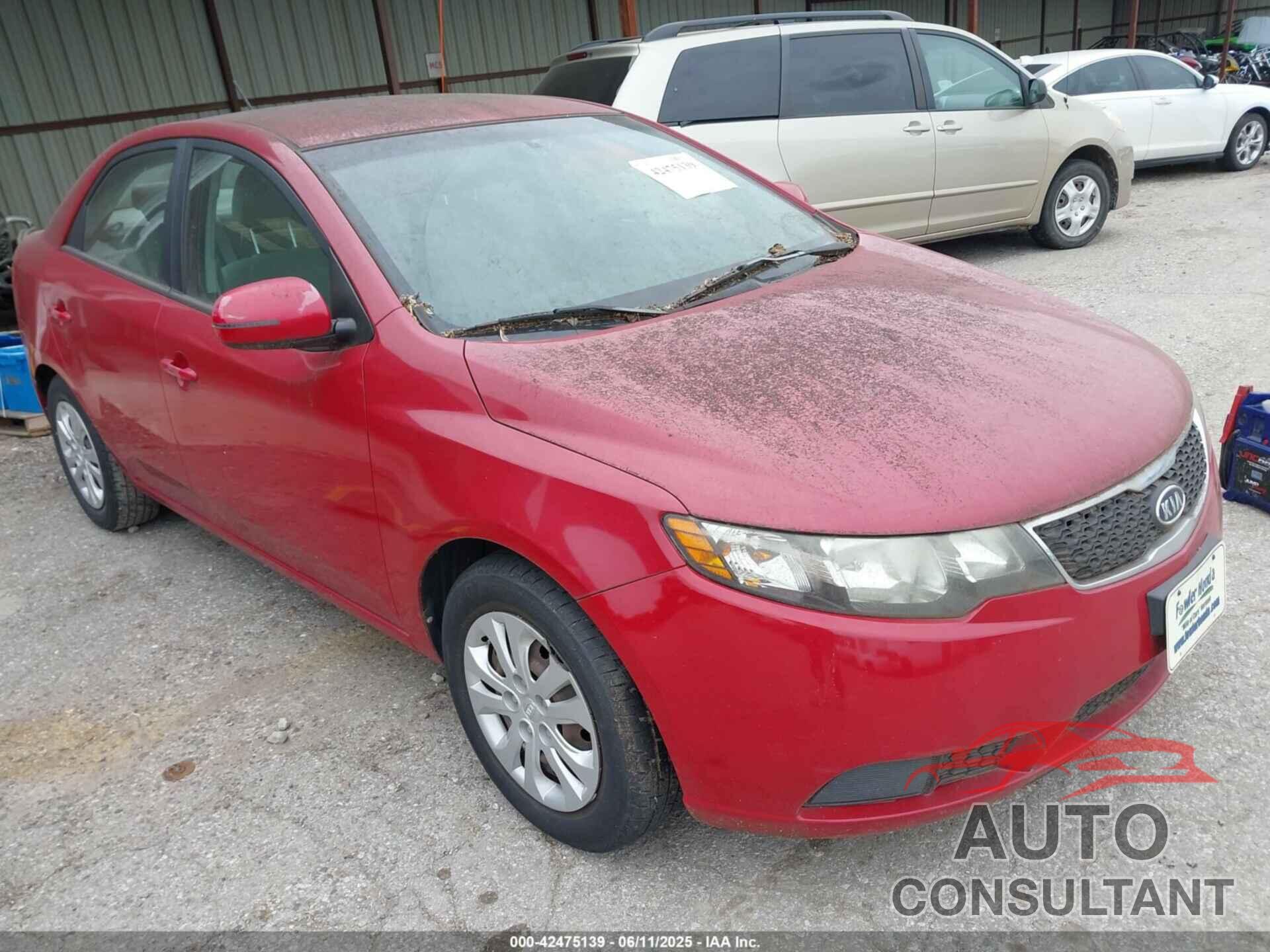 KIA FORTE 2013 - KNAFU4A2XD5728954