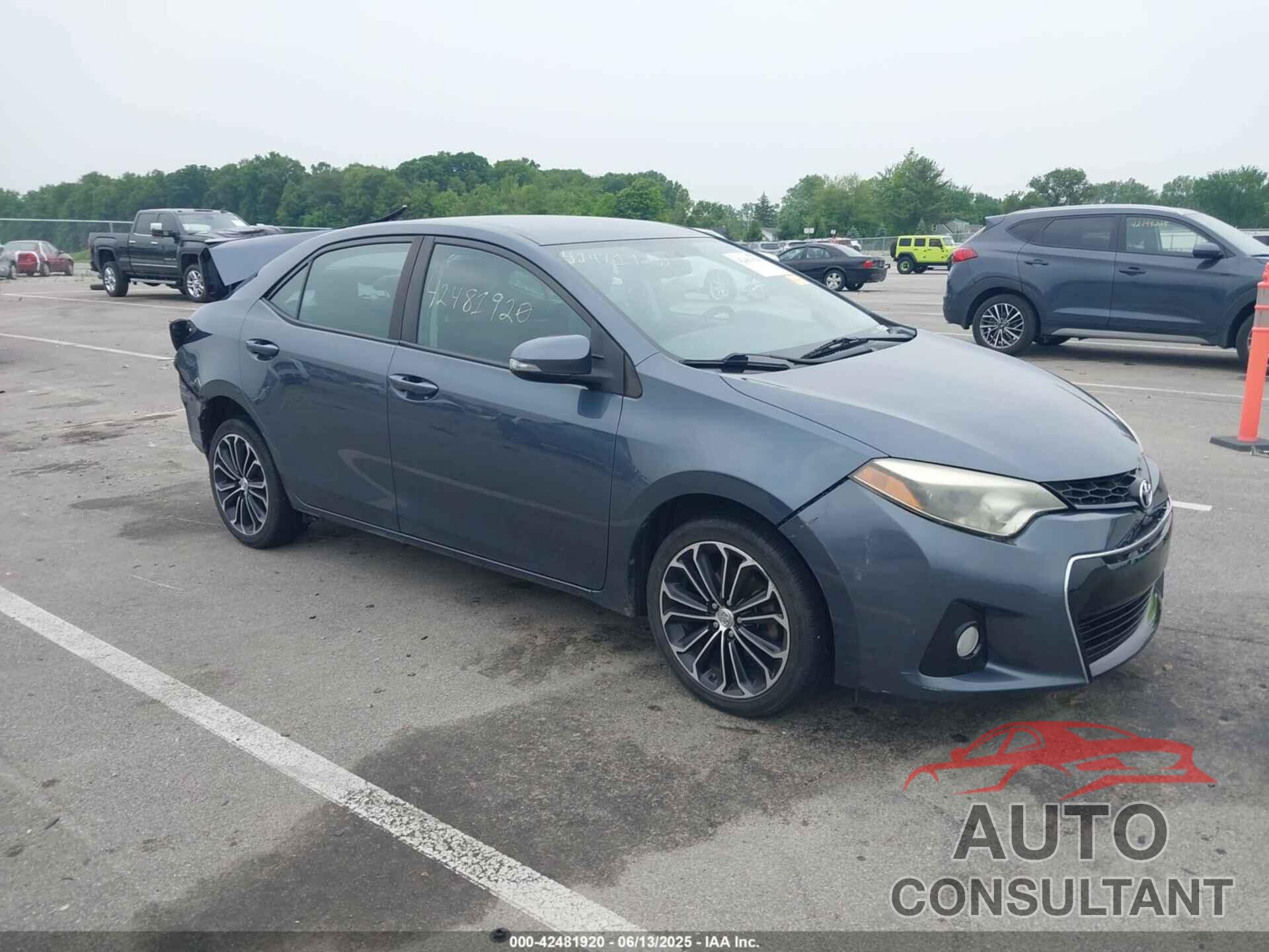 TOYOTA COROLLA 2016 - 2T1BURHEXGC485409