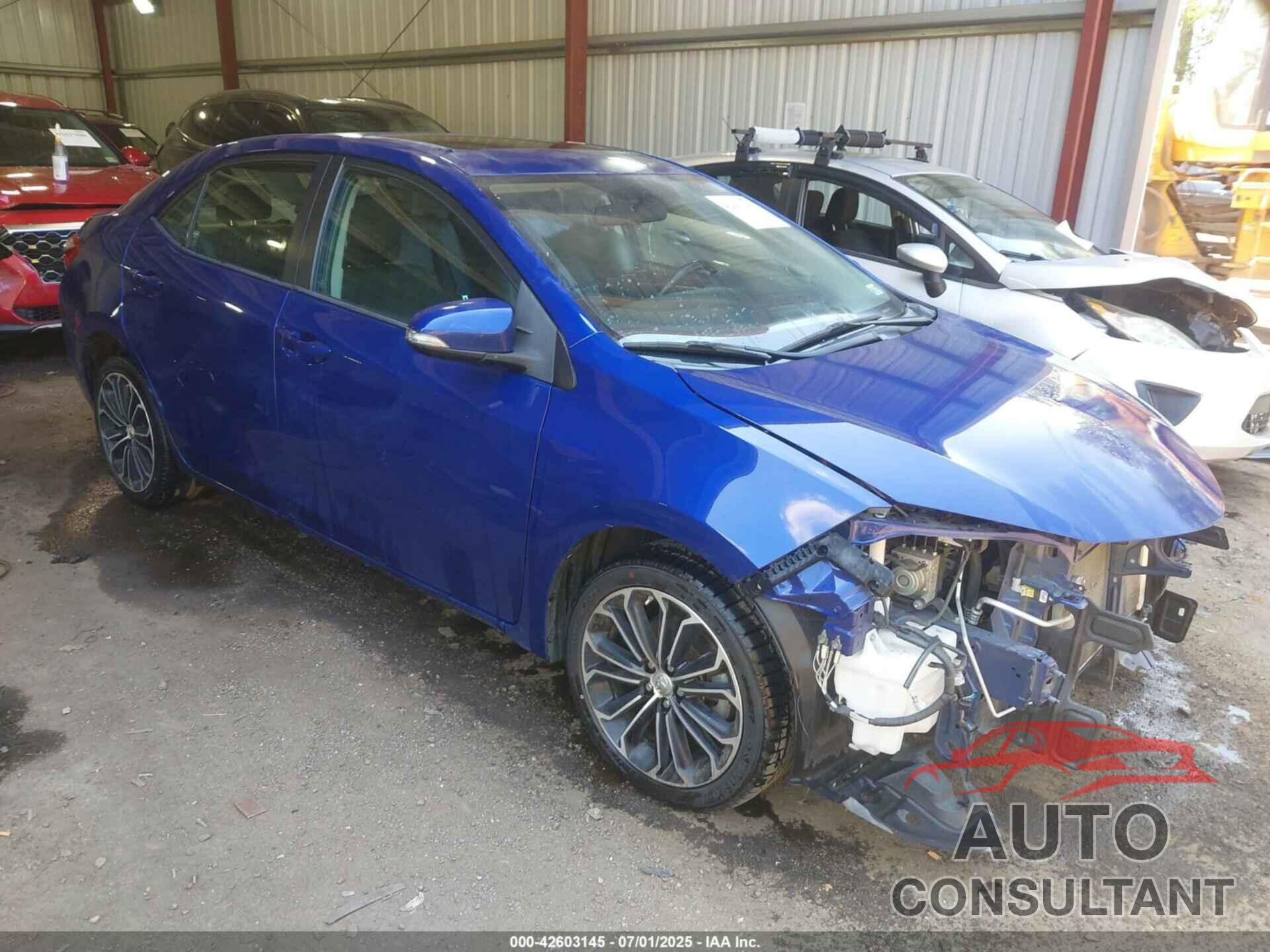 TOYOTA COROLLA 2016 - 2T1BURHE3GC656467