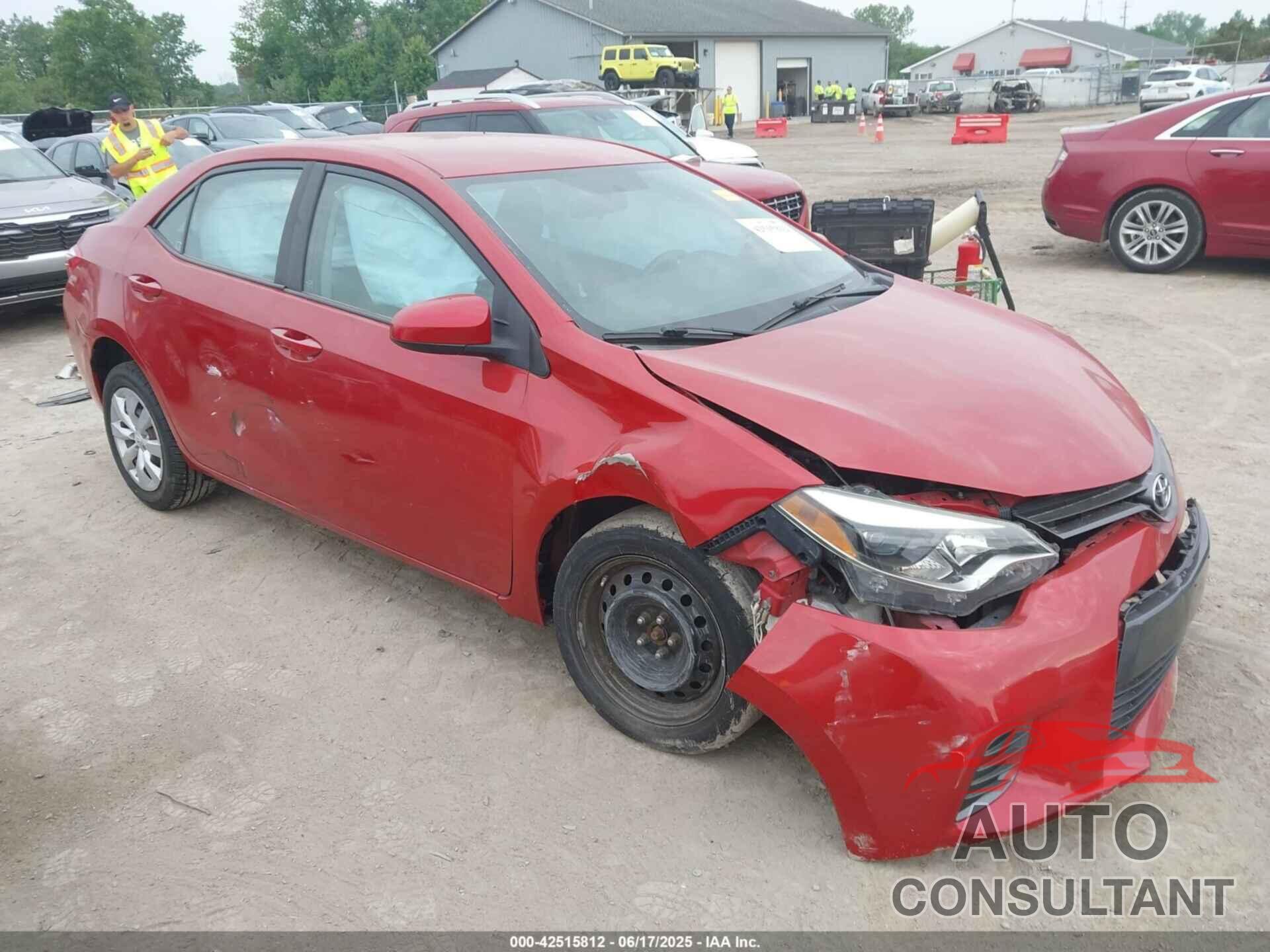 TOYOTA COROLLA 2016 - 5YFBURHE4GP551078