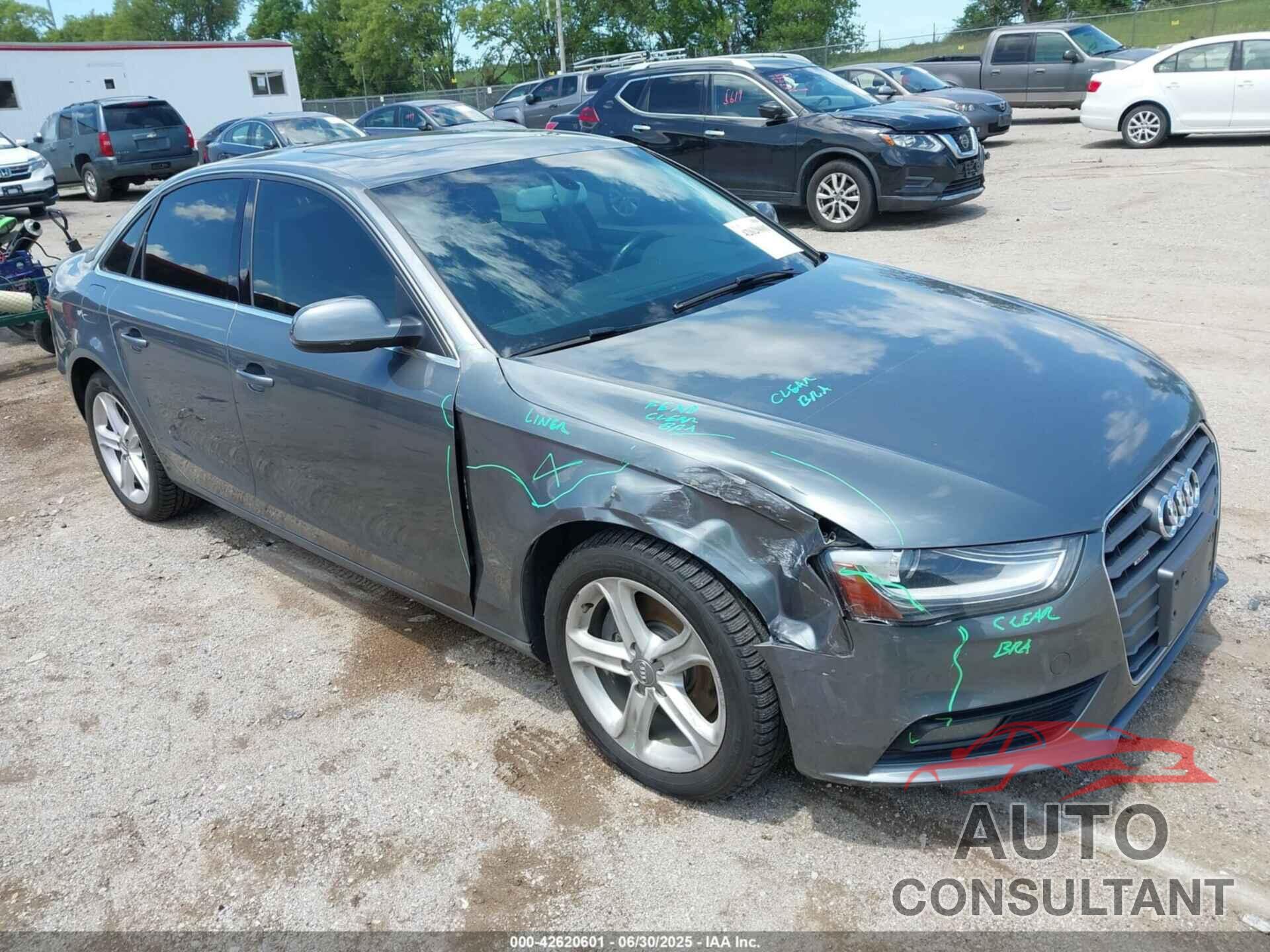 AUDI A4 2013 - WAUDFAFL5DN021150