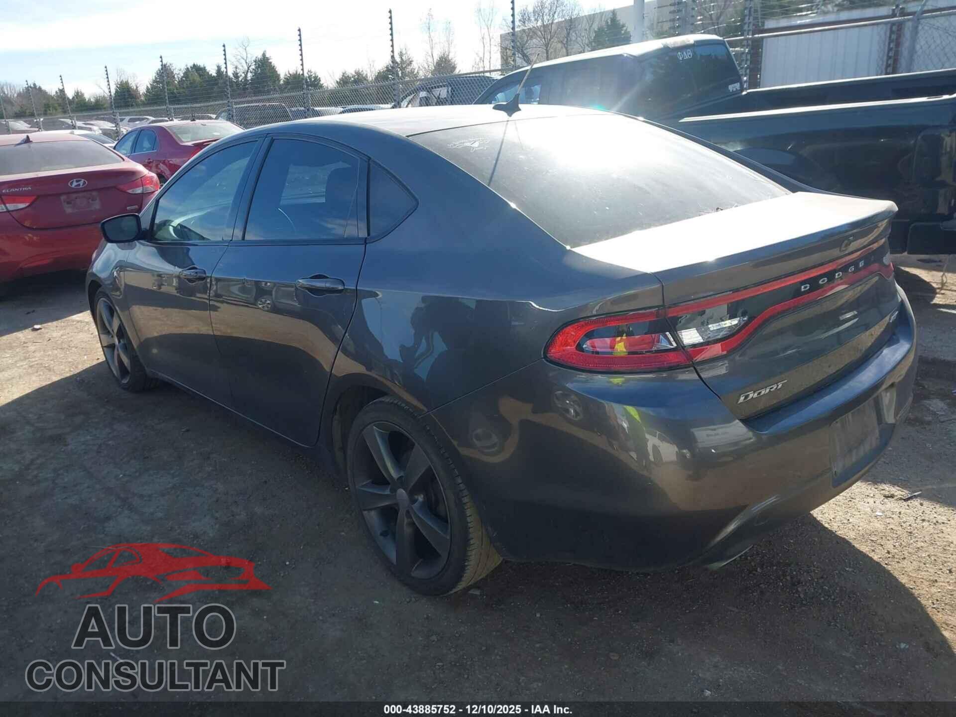 DODGE DART 2015 - 1C3CDFEB3FD307229