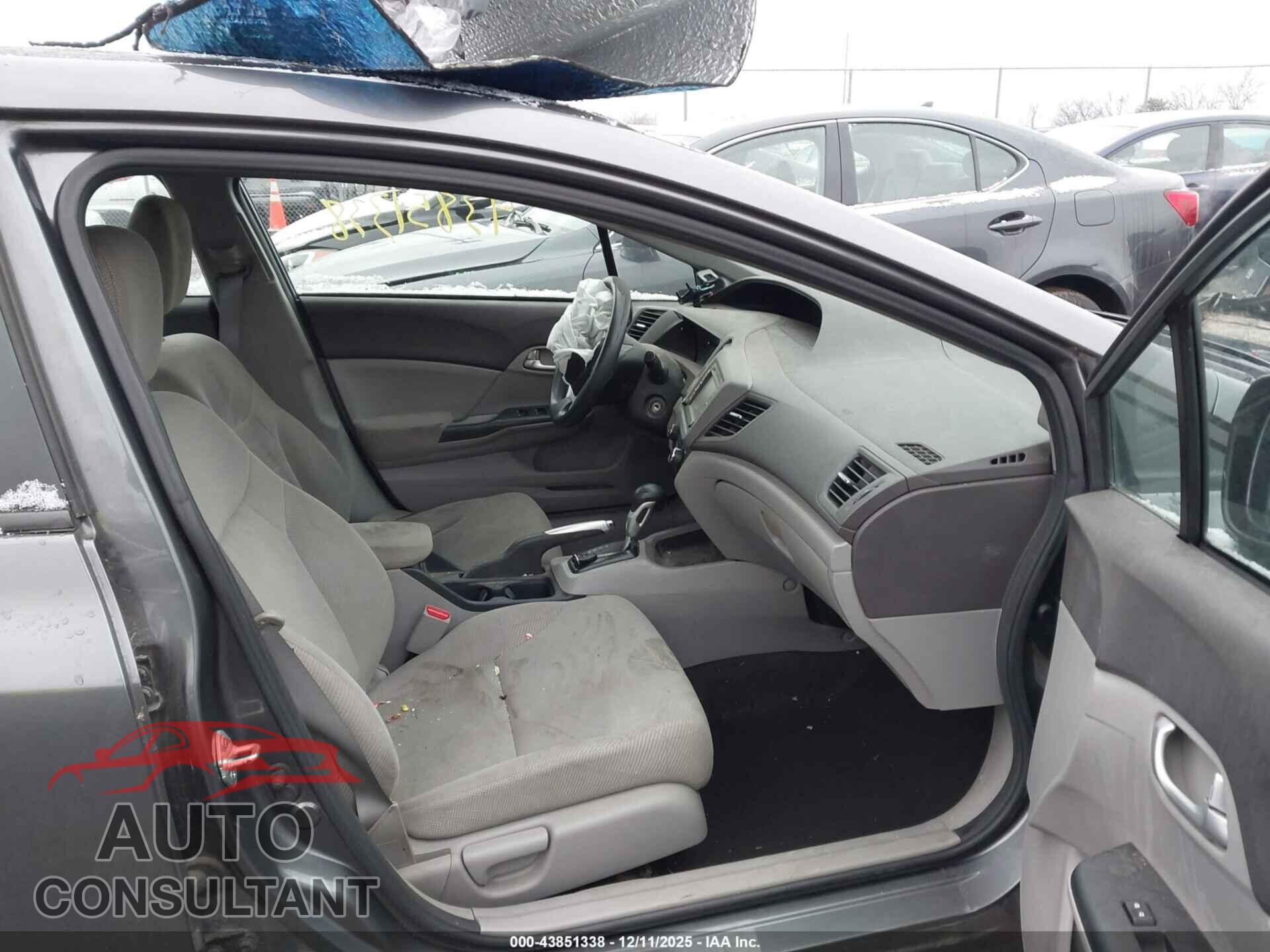 HONDA CIVIC 2012 - 19XFB2F81CE308528