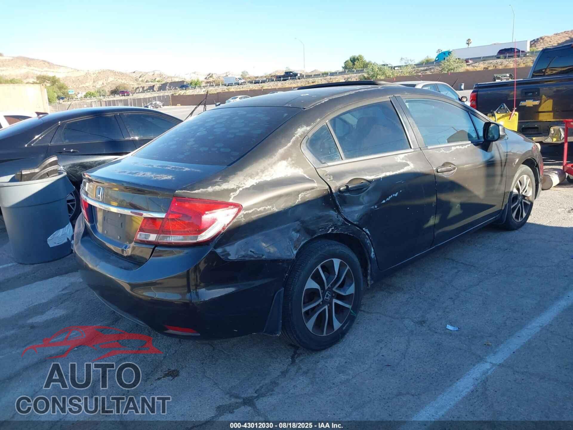 HONDA CIVIC 2013 - 19XFB2F89DE202510