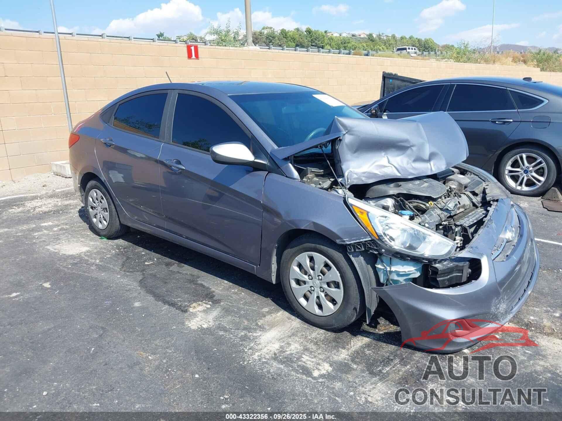 HYUNDAI ACCENT 2017 - KMHCT4AE3HU272595