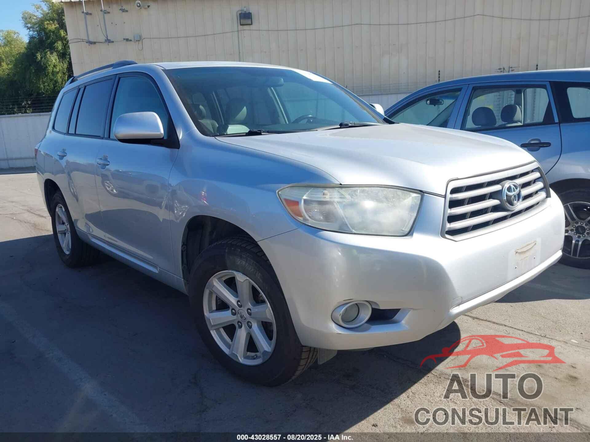 TOYOTA HIGHLANDER 2010 - 5TDKK3EH3AS021538