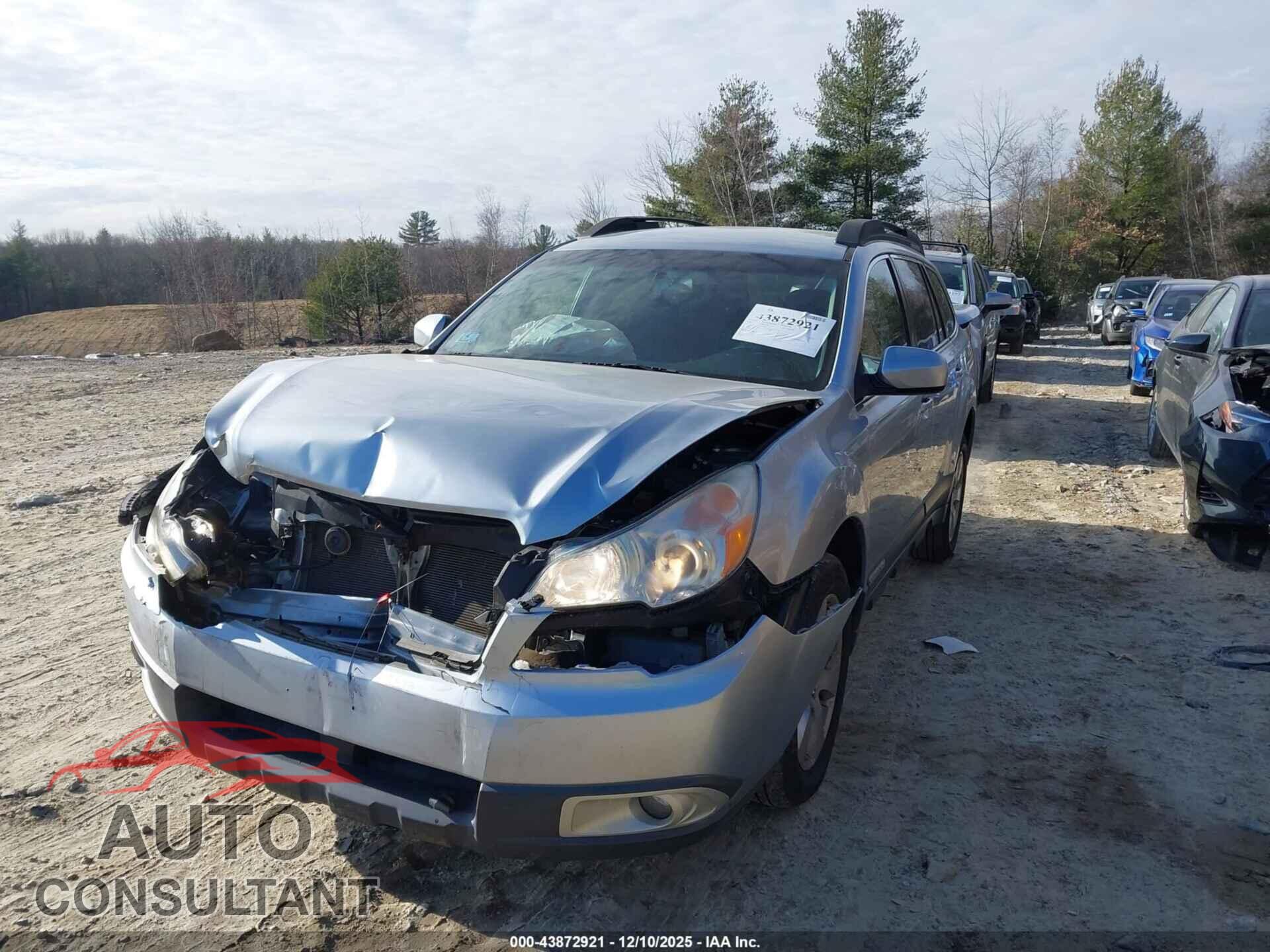 SUBARU OUTBACK 2012 - 4S4BRBCC1C3302637