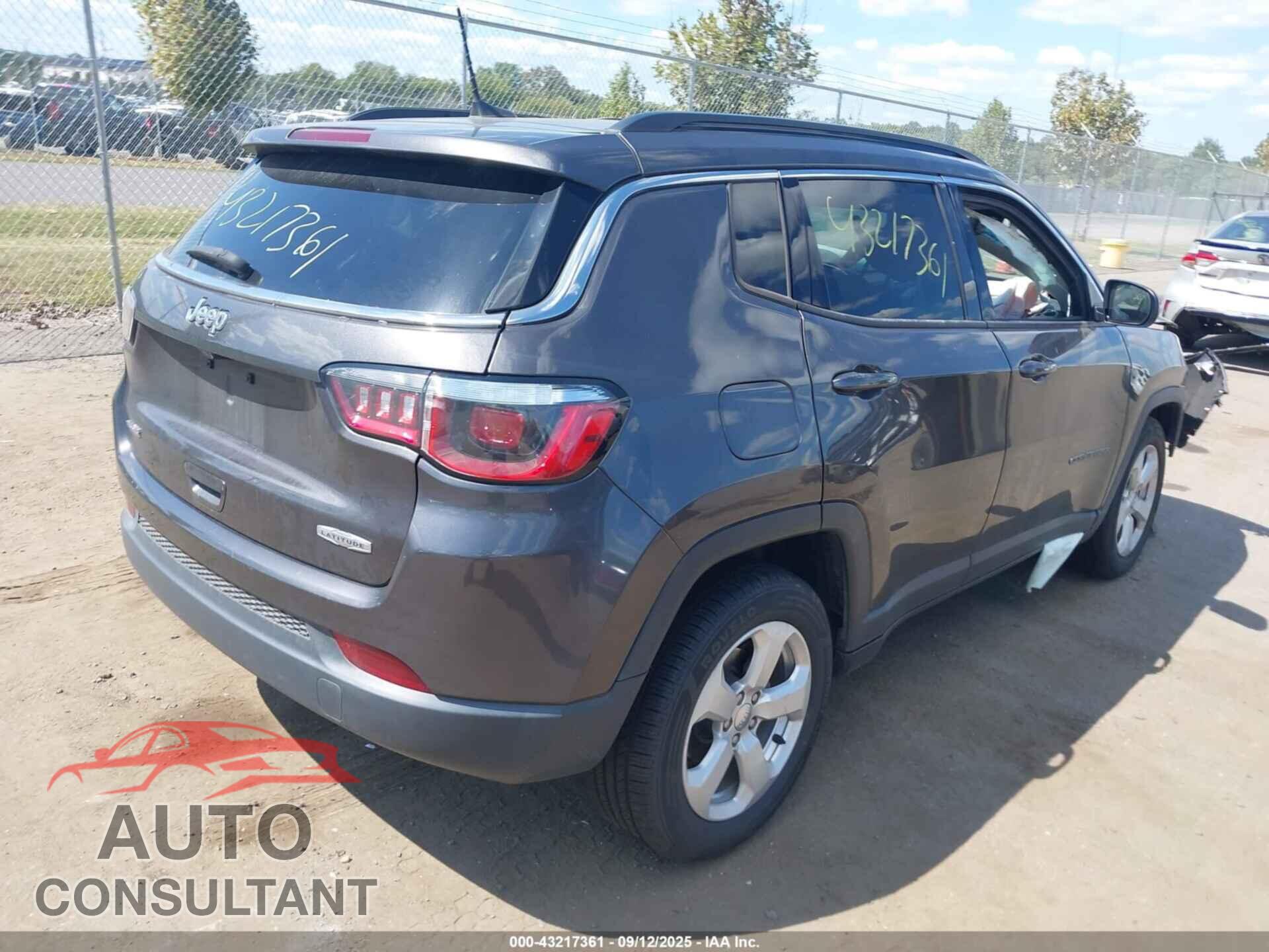 JEEP COMPASS 2020 - 3C4NJCBB5LT162412