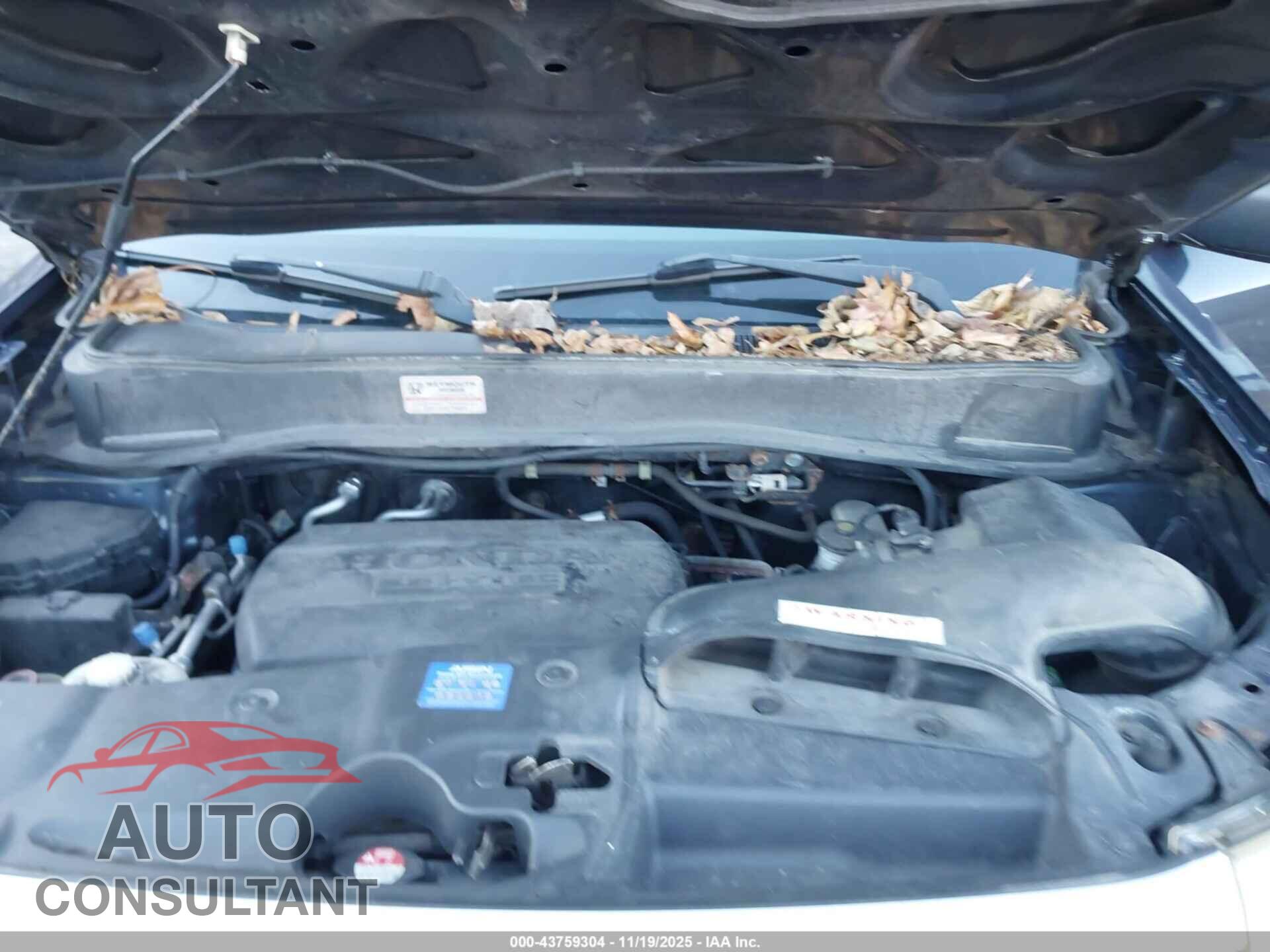 HONDA PILOT 2012 - 5FNYF4H21CB057828