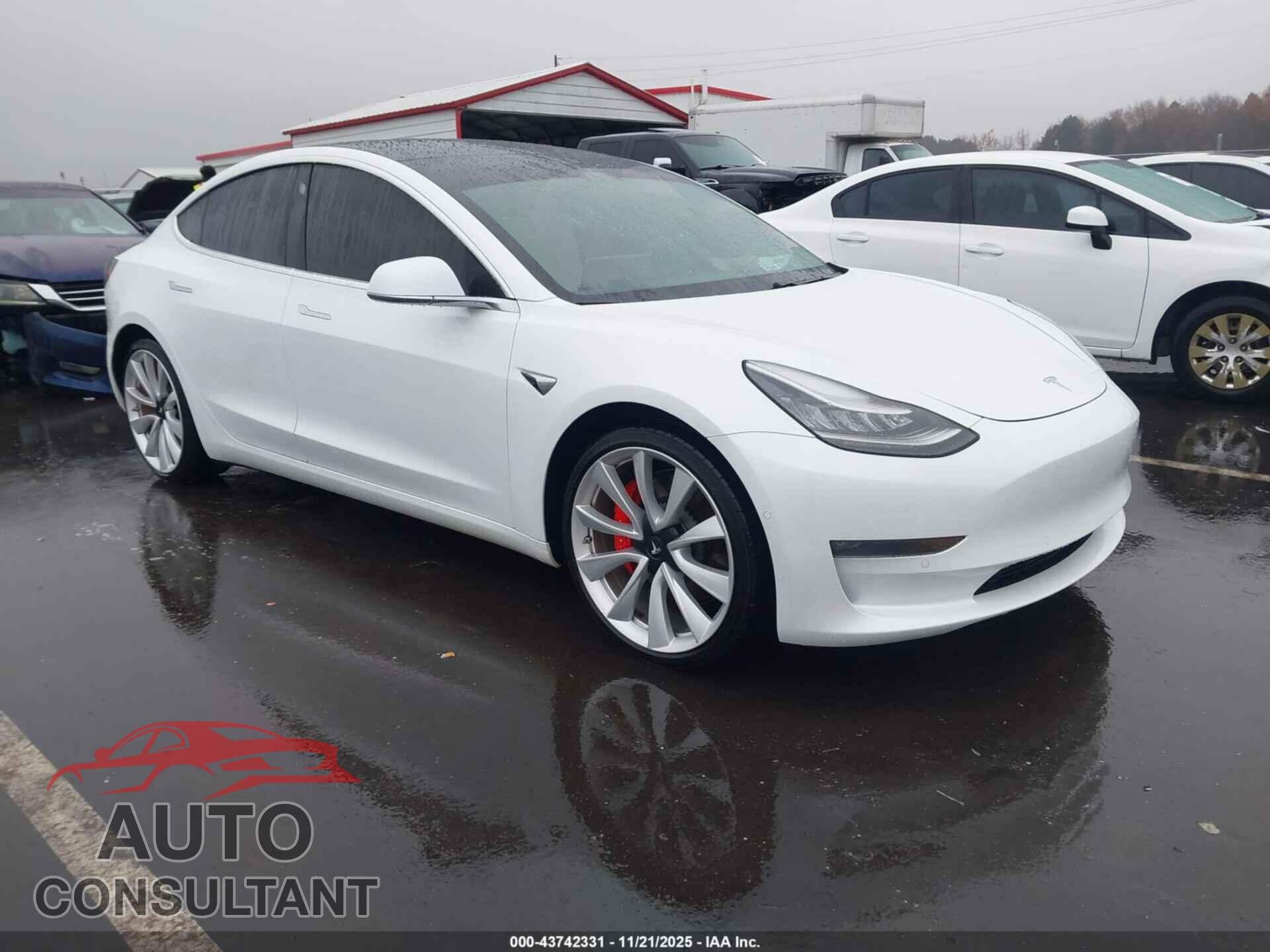 TESLA MODEL 3 2019 - 5YJ3E1EB0KF487607