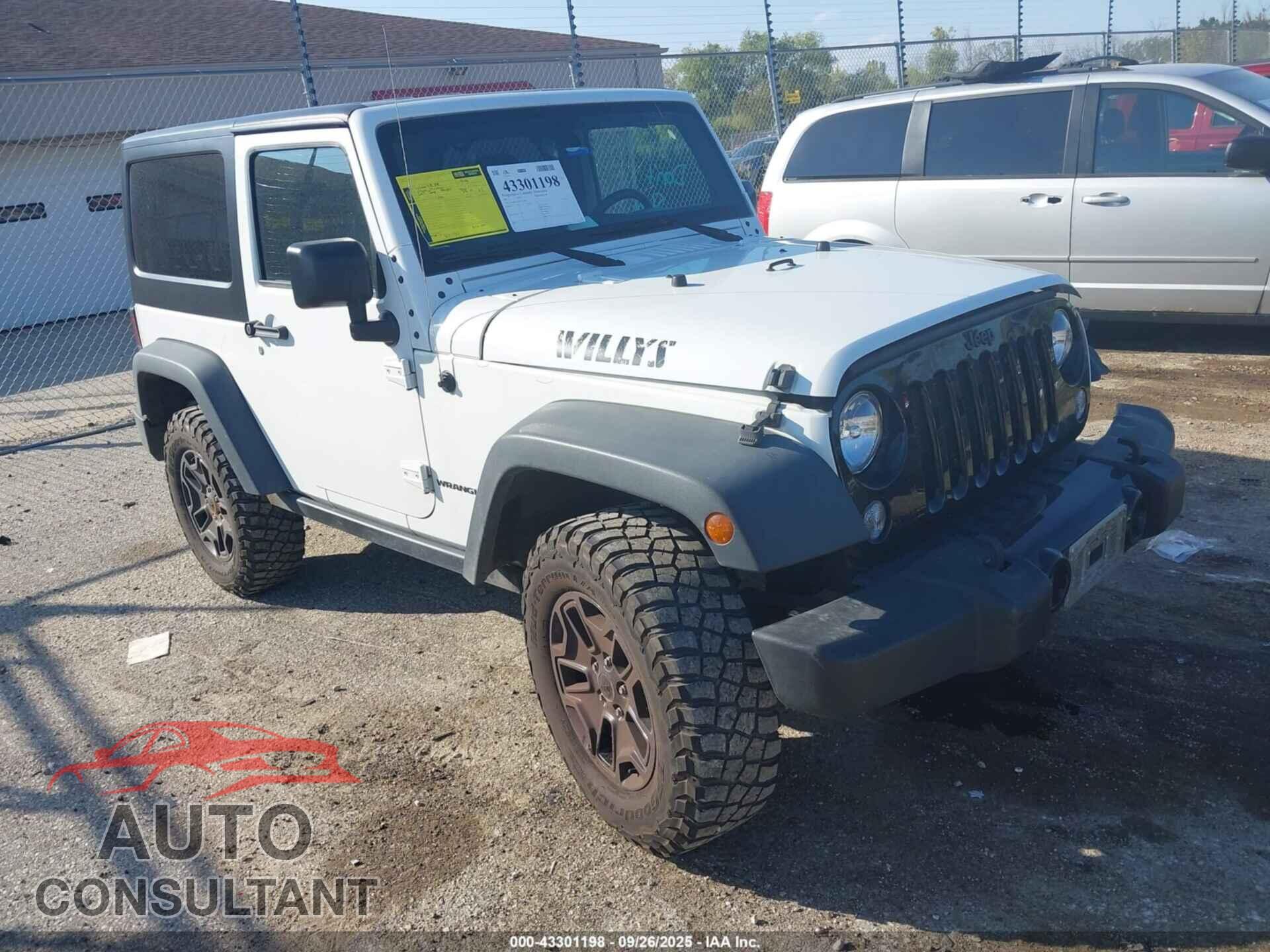 JEEP WRANGLER 2017 - 1C4AJWAG3HL539366