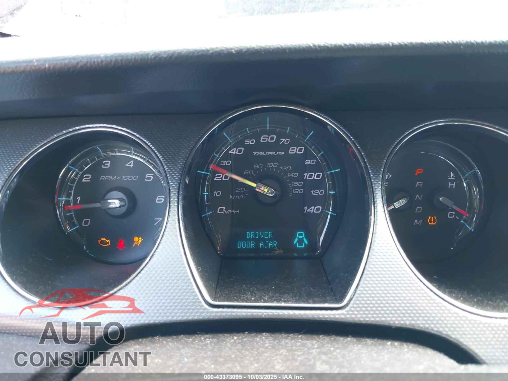 FORD TAURUS 2011 - 1FAHP2EW5BG166876