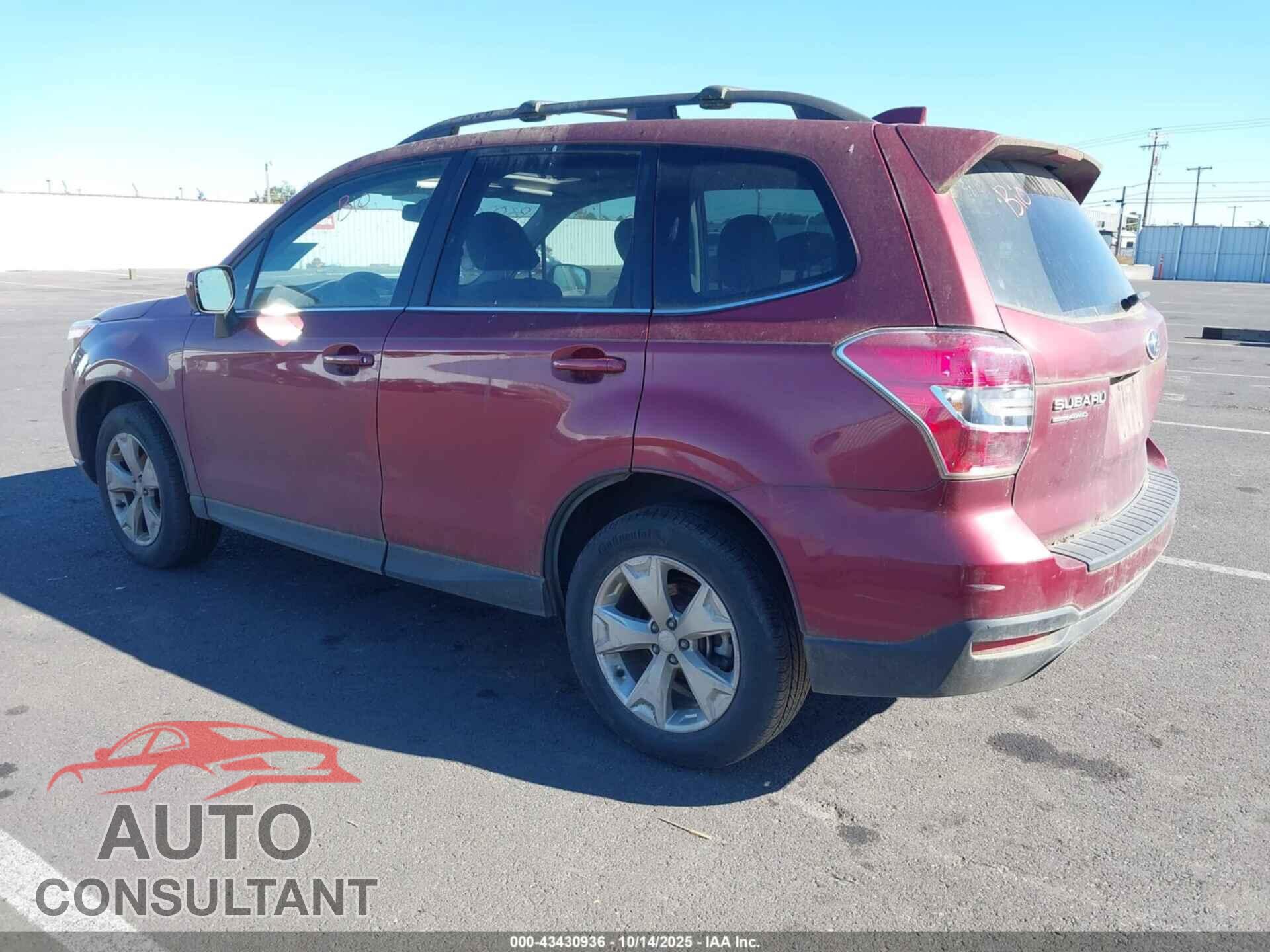 SUBARU FORESTER 2016 - JF2SJAHC3GH474211