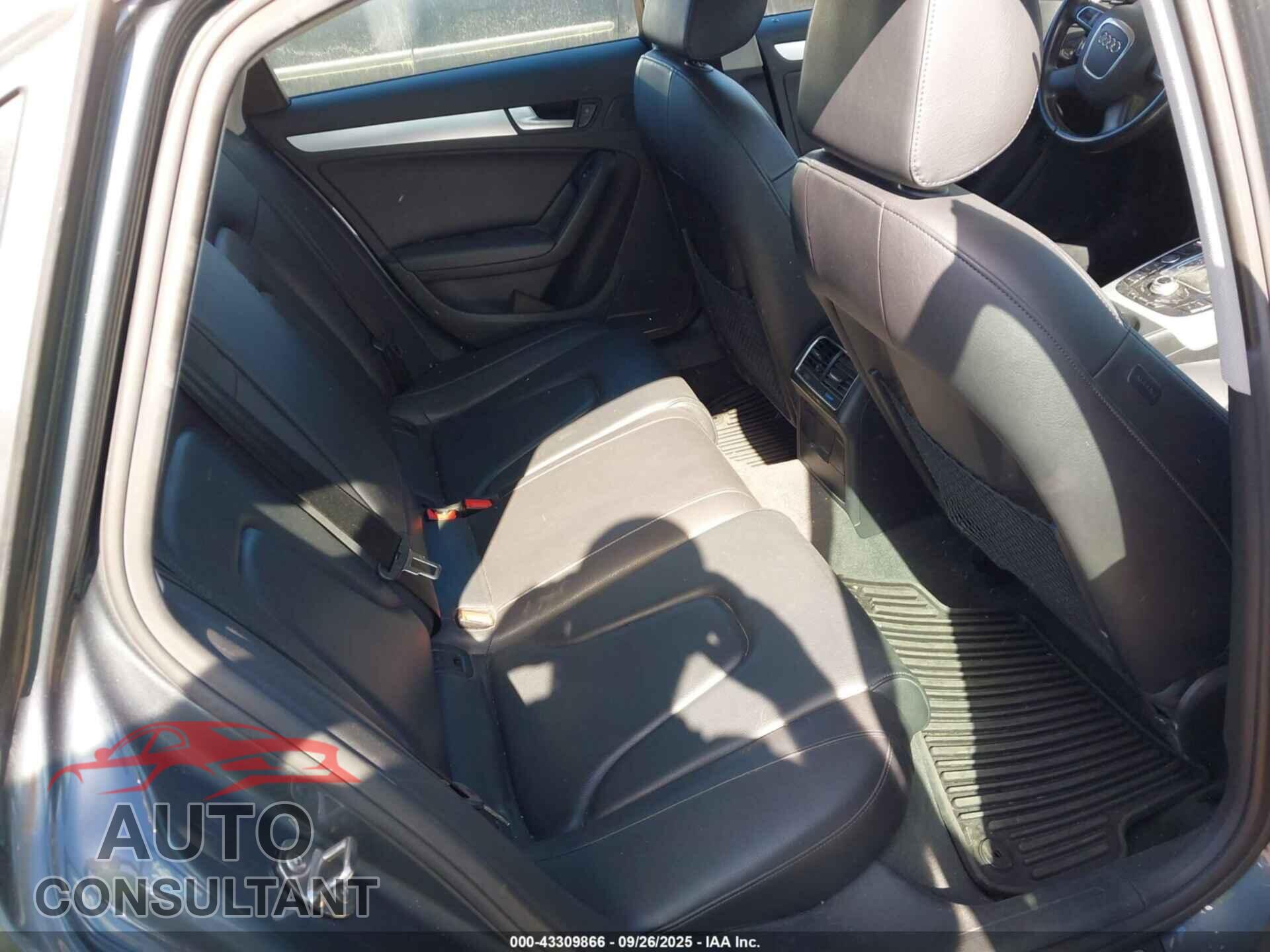 AUDI A4 2012 - WAUFFAFL8CA089747