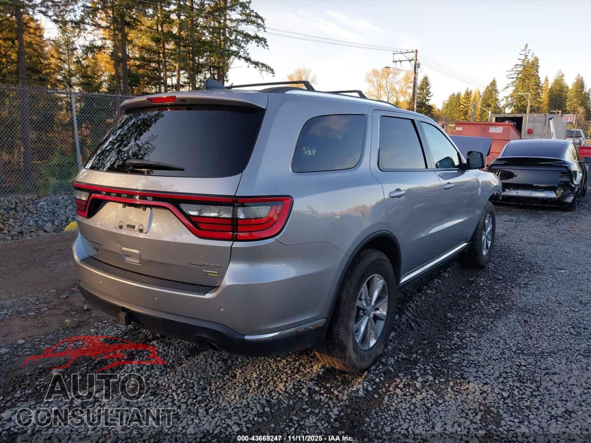DODGE DURANGO 2015 - 1C4RDJDG2FC931356
