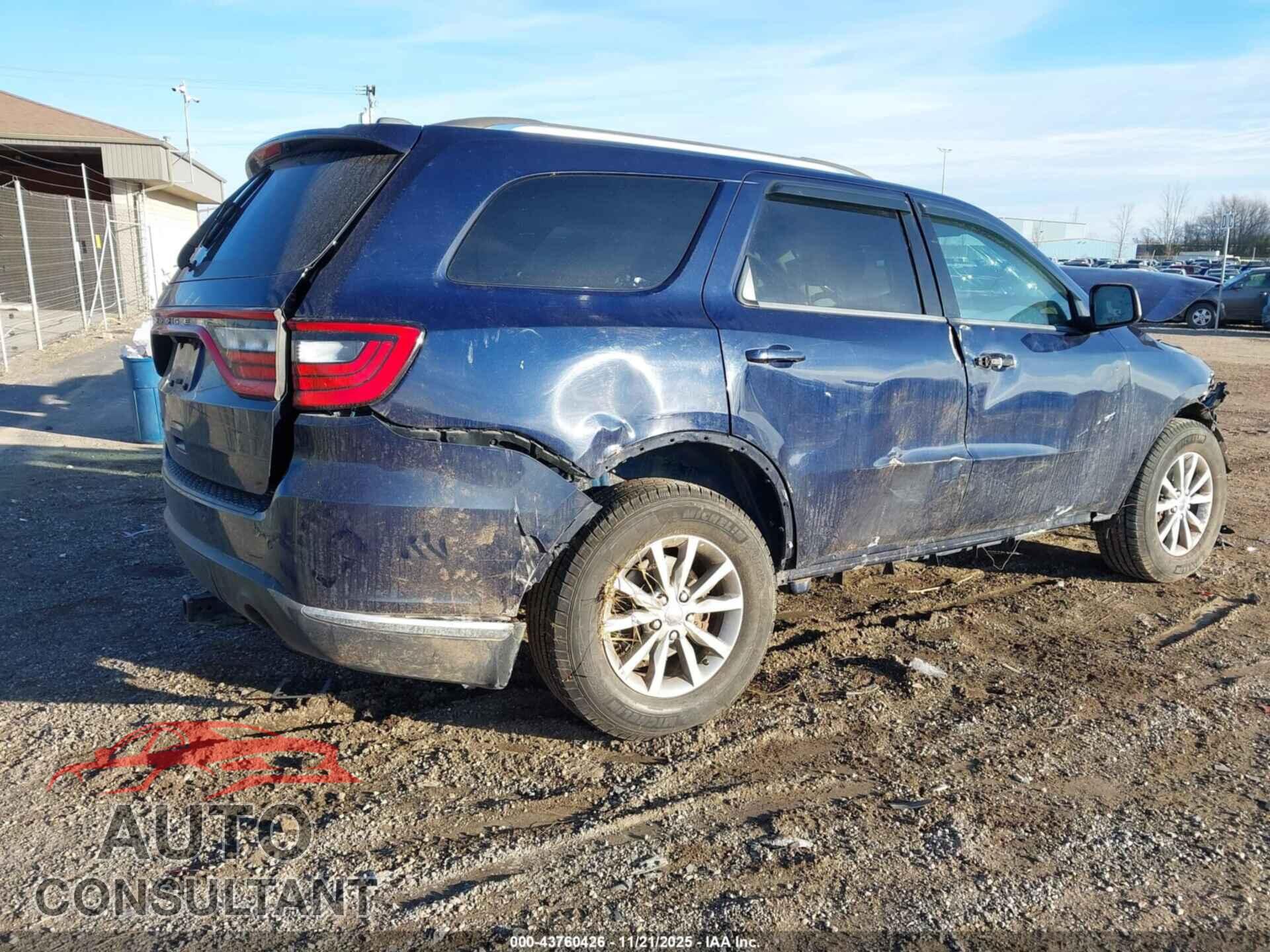 DODGE DURANGO 2017 - 1C4RDJAG2HC686212