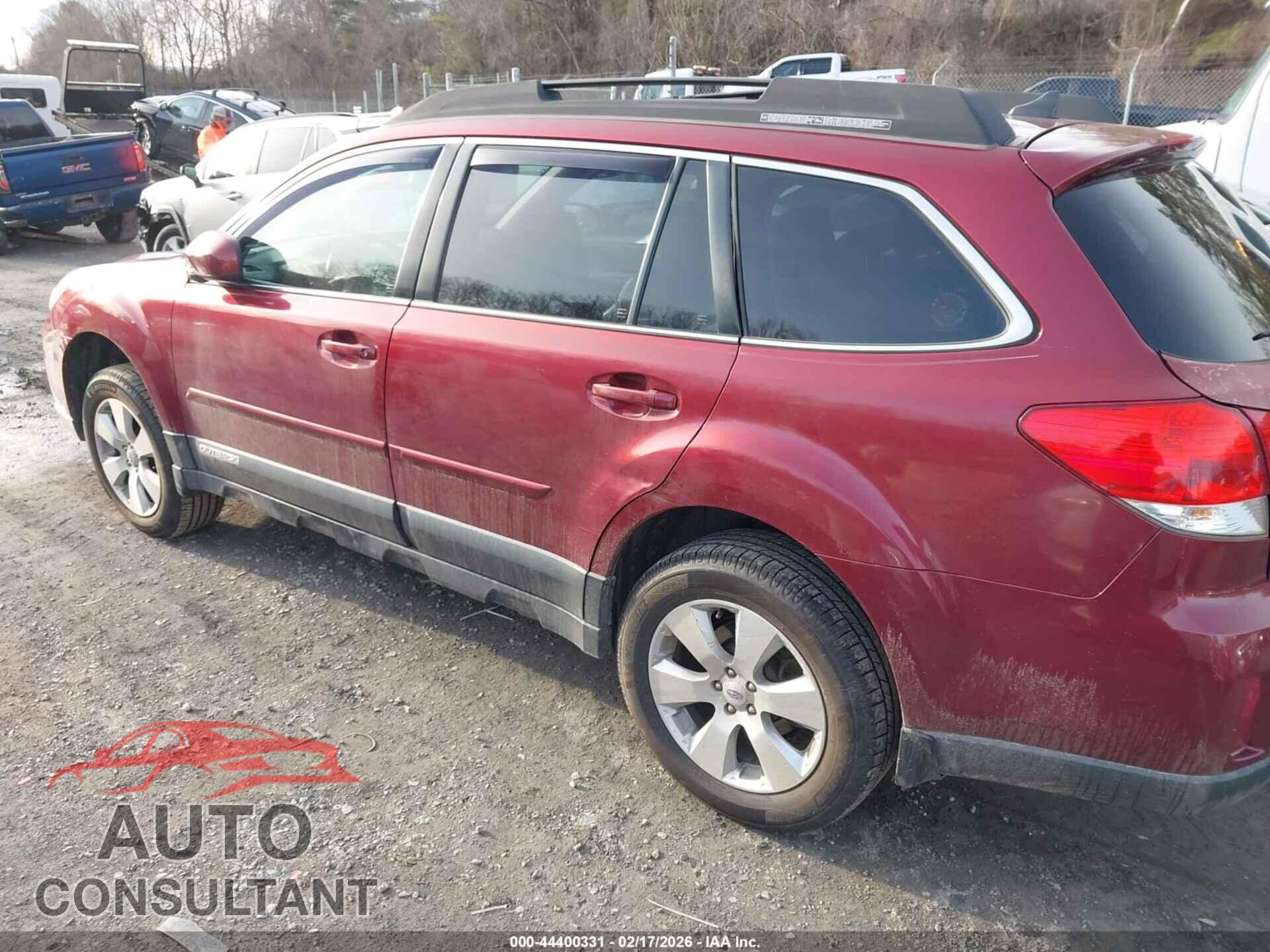 SUBARU OUTBACK 2012 - 4S4BREKC0C2218656