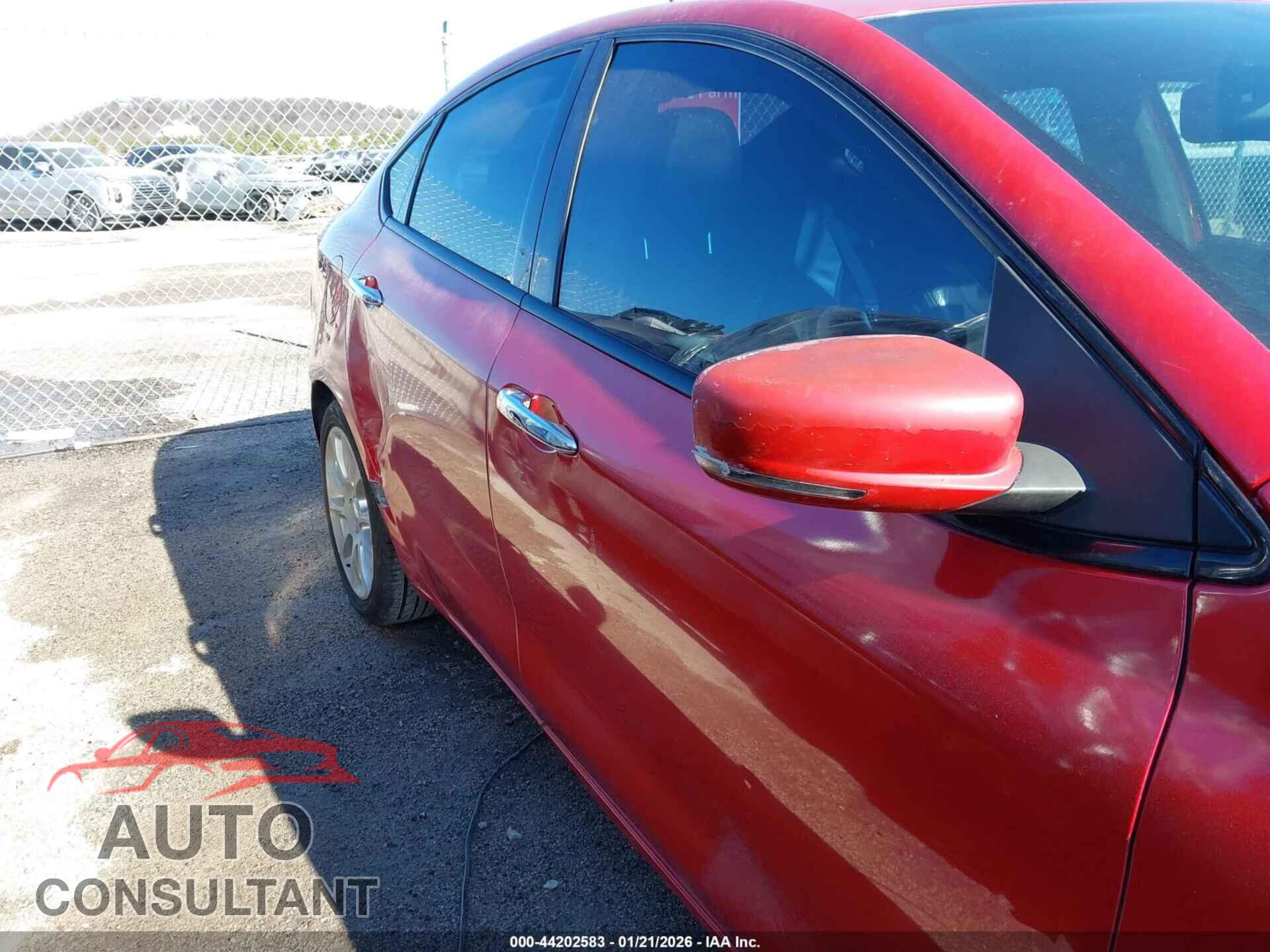 DODGE DART 2013 - 1C3CDFCAXDD330899